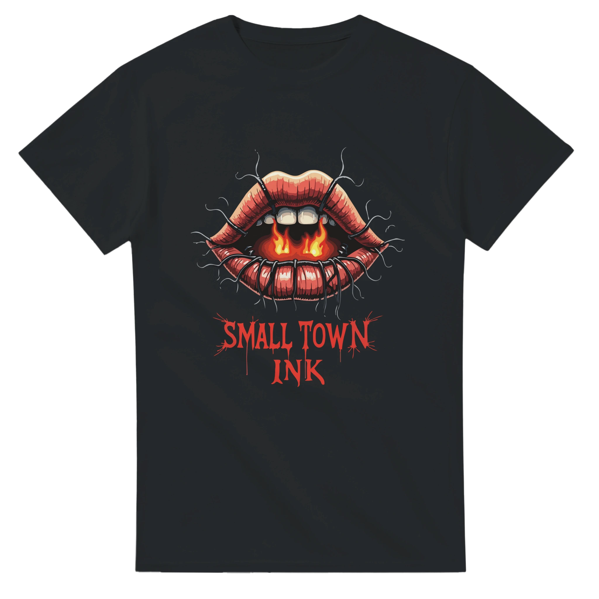 Fury Lips - Unisex Crewneck T-shirt | Gildan® 5000 - Small Town Ink AZ - bold, fearless design