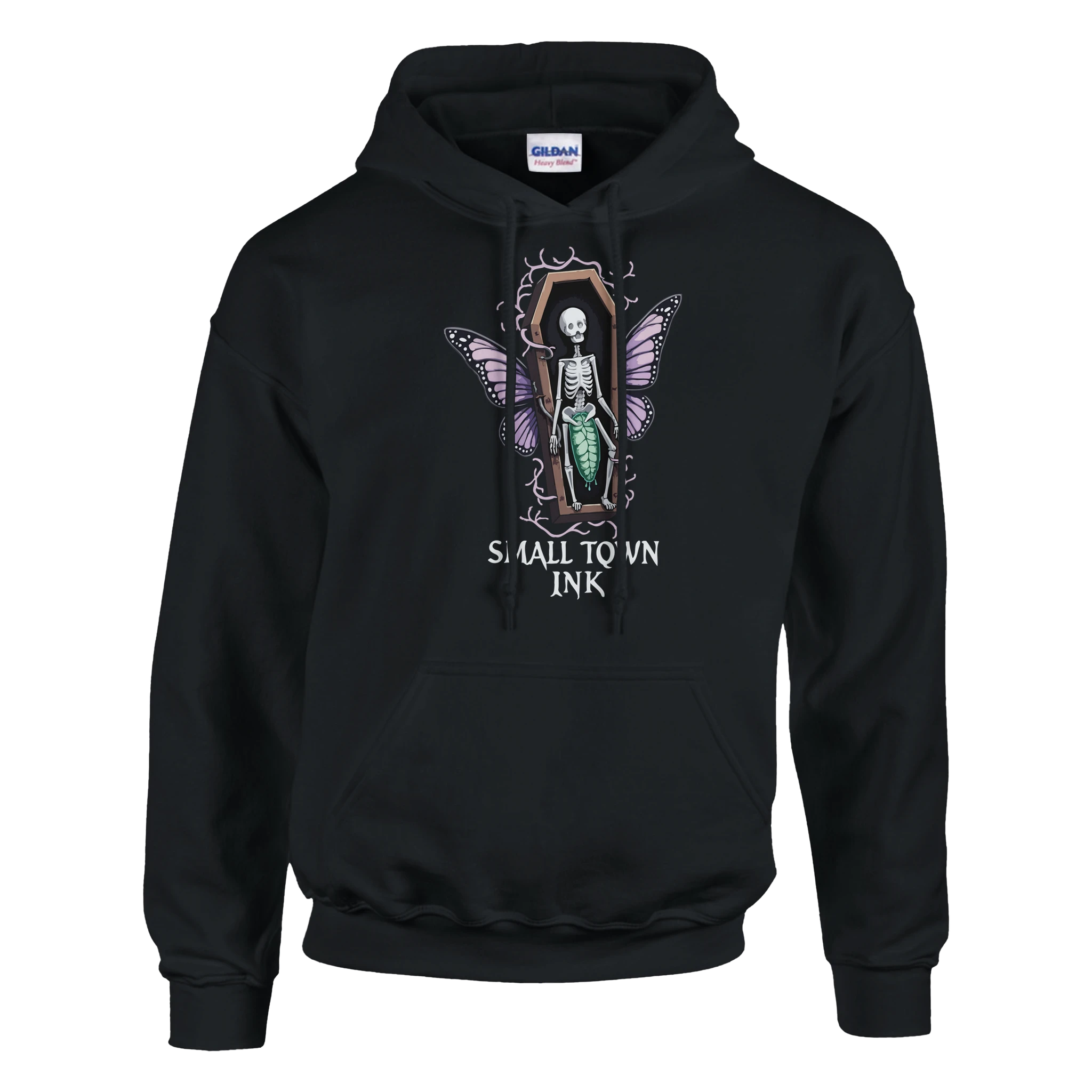 Mortal Dreams - Heavy Blend Comfort Wear Hoodie - Small Town Ink AZ - bold, fearless design