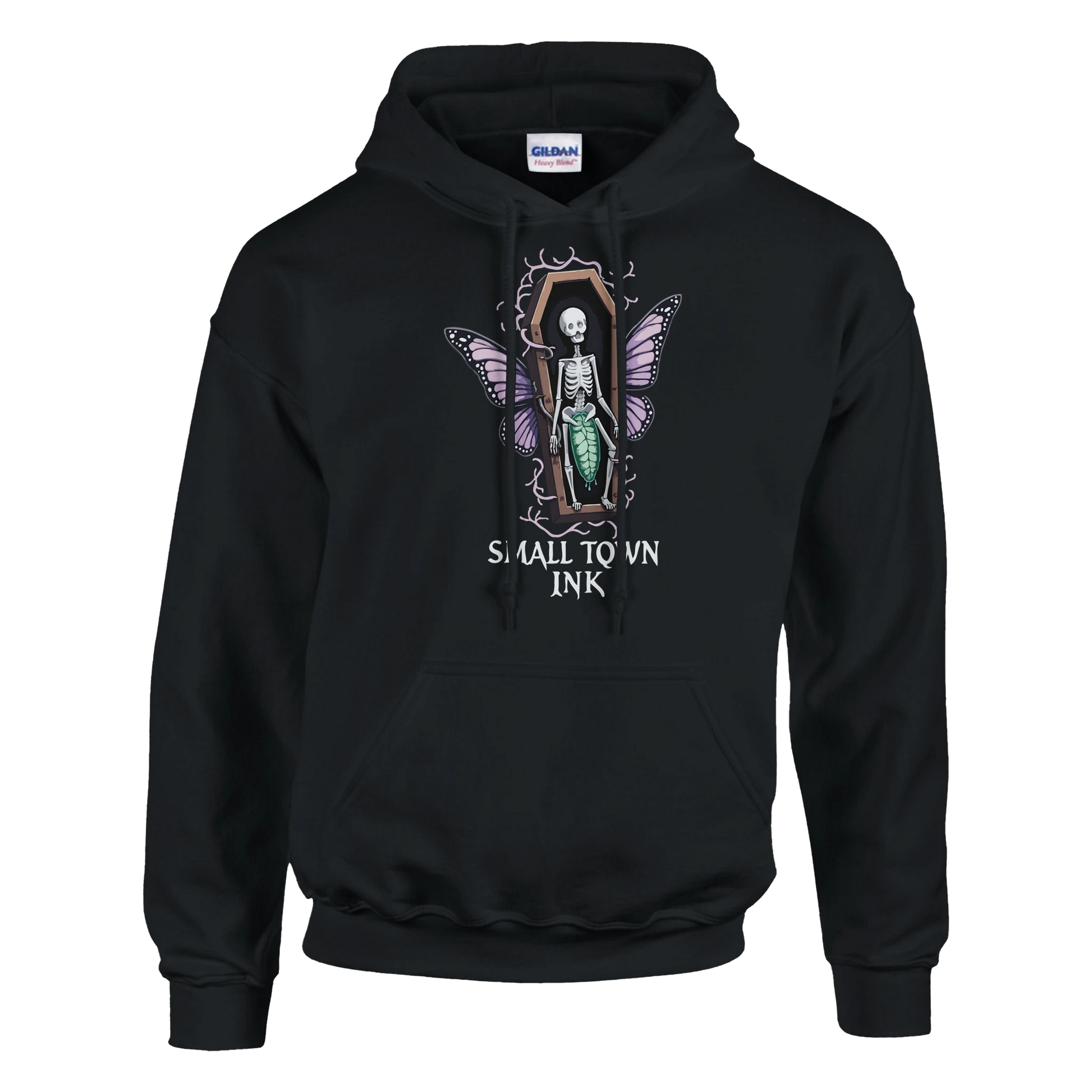 Mortal Dreams - Heavy Blend Comfort Wear Hoodie - Small Town Ink AZ - bold, fearless design