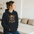Skull with Flames - Heavy Blend Comfort Wear Hoodie - Small Town Ink AZ - bold, fearless design