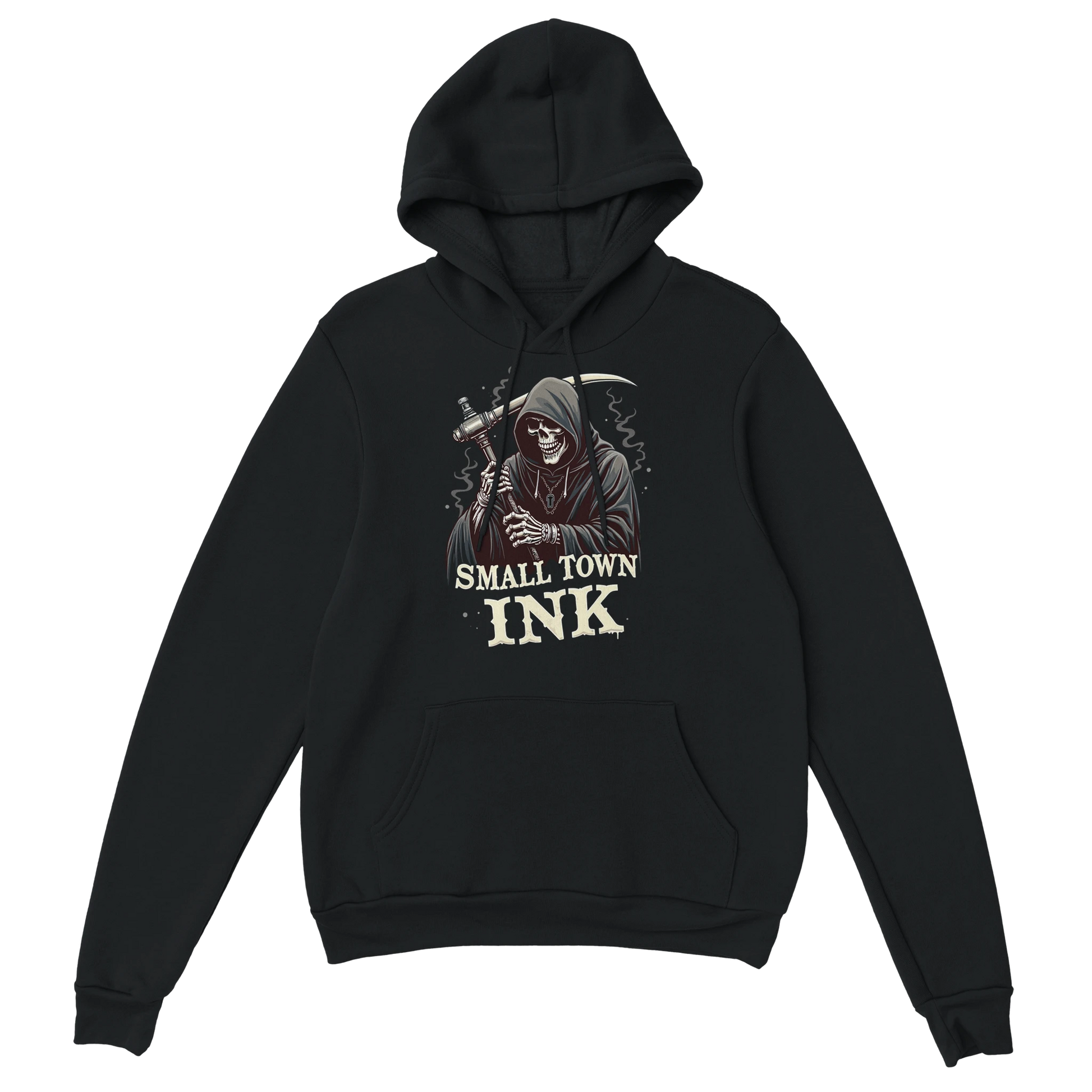Reaper's Ink - Heavy Blend Comfort Wear Hoodie - Small Town Ink AZ - bold, fearless design