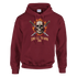 Skull with Flames - Heavy Blend Comfort Wear Hoodie - Small Town Ink AZ - bold, fearless design
