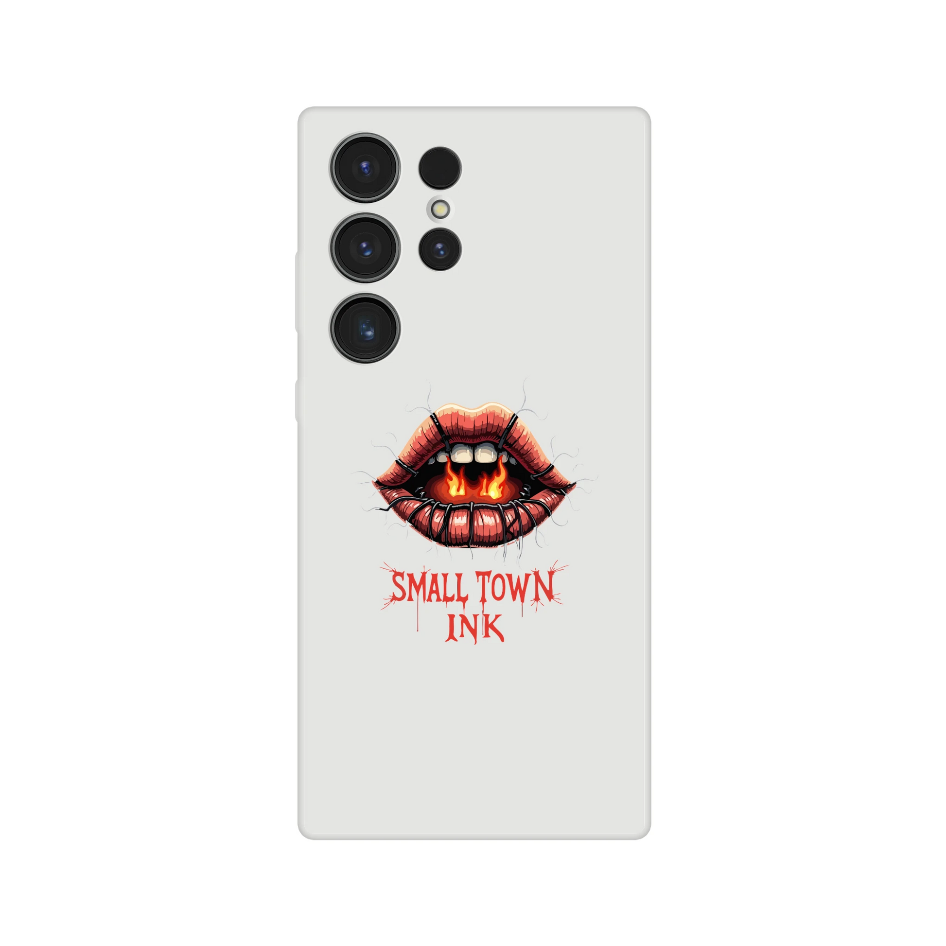 Samsumg Flexi case - Small Town Ink AZ - bold, fearless design