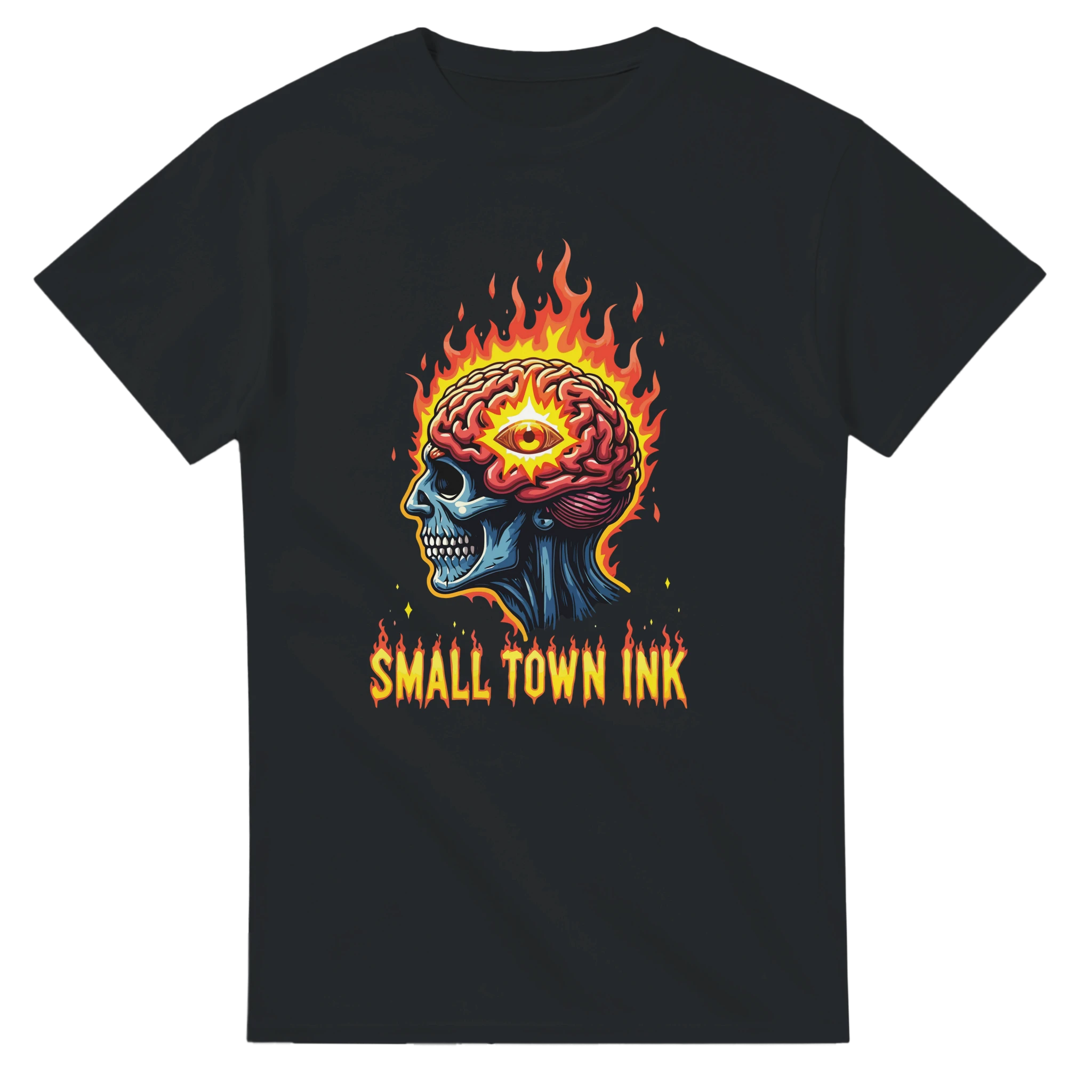 Mind on Fire - Unisex Crewneck T-shirt | Gildan® 5000 - Small Town Ink AZ - bold, fearless design
