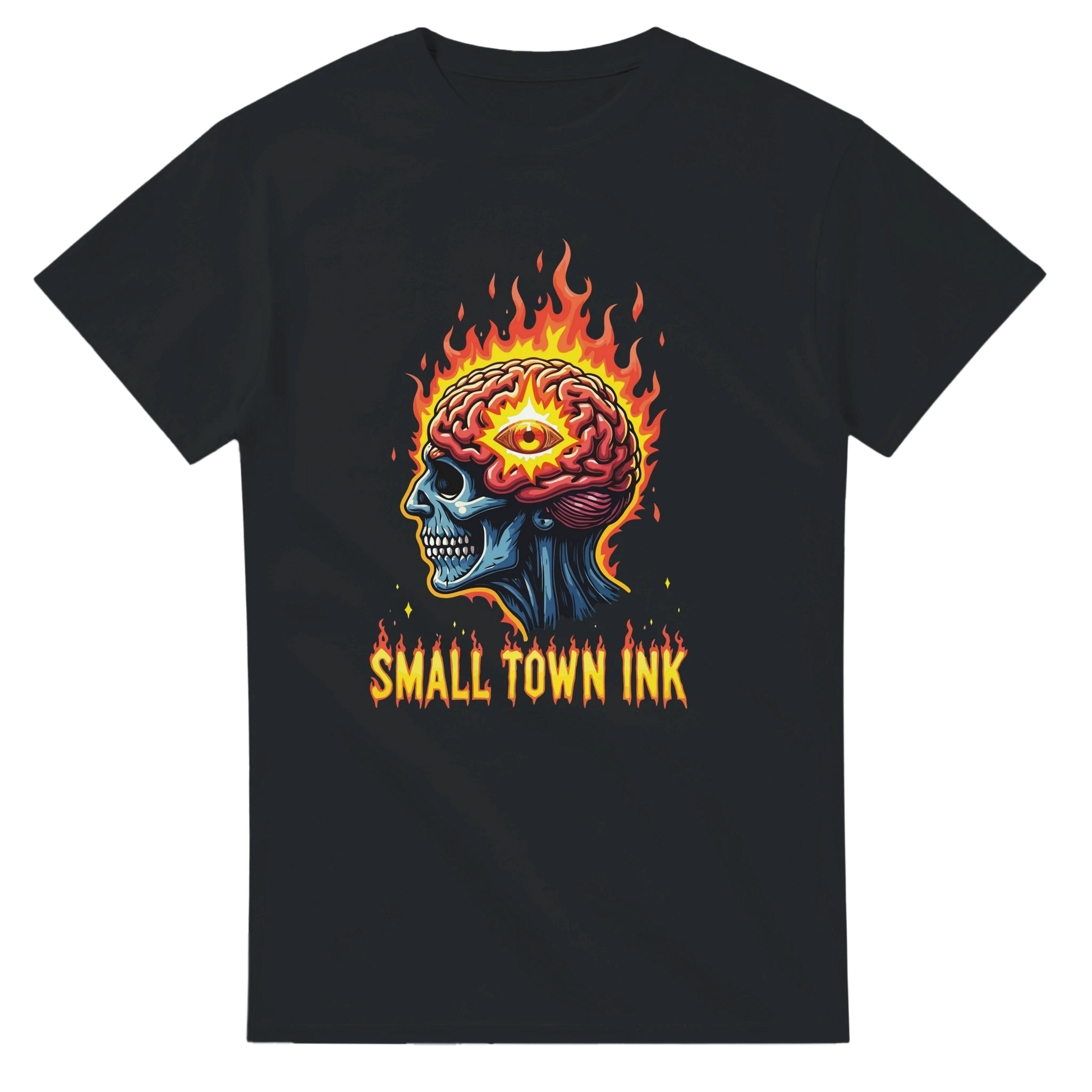 Mind on Fire - Unisex Crewneck T-shirt | Gildan® 5000 - Small Town Ink AZ - bold, fearless design