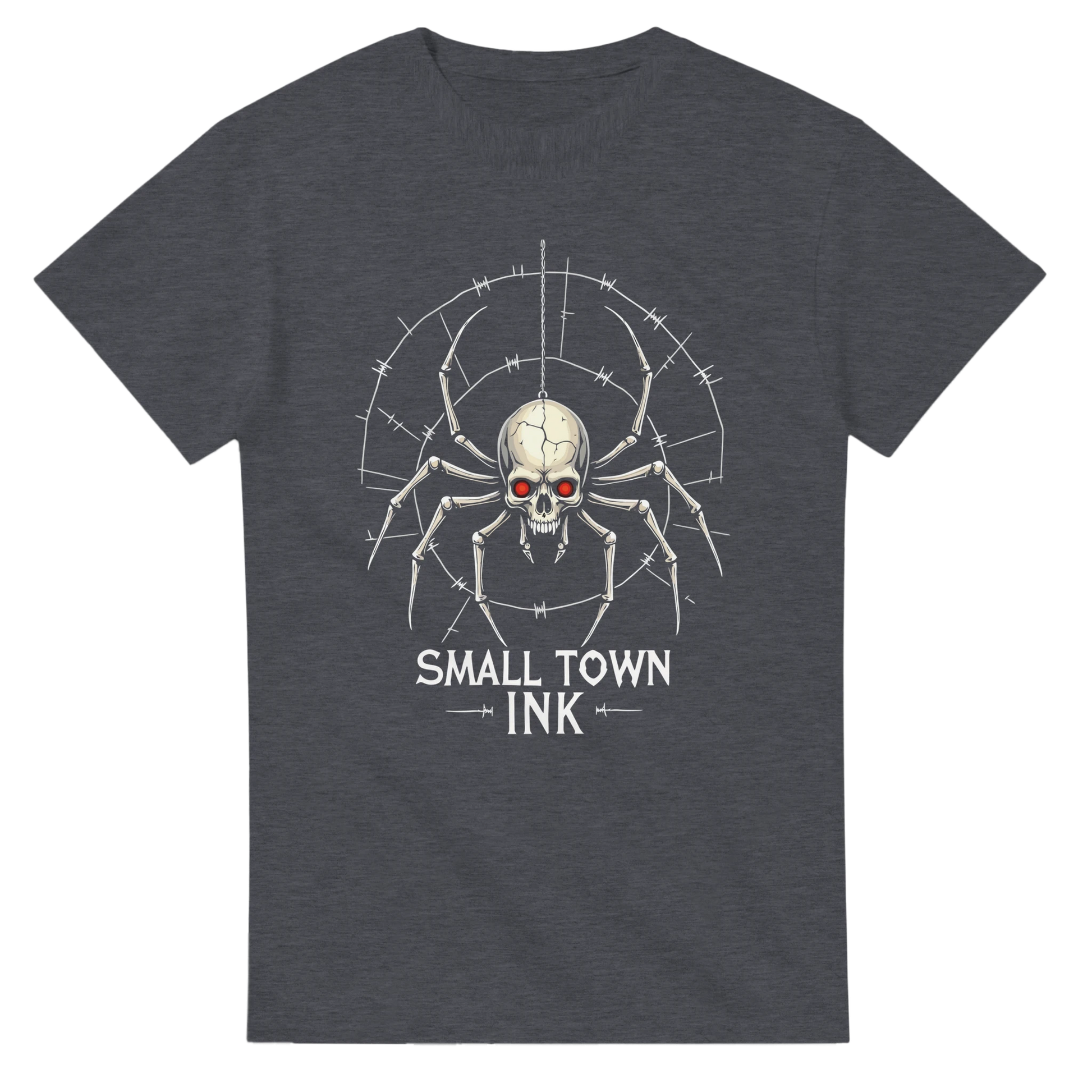 Spider Skull - Unisex Crewneck T-shirt | Gildan® 5000 - Small Town Ink AZ - bold, fearless design
