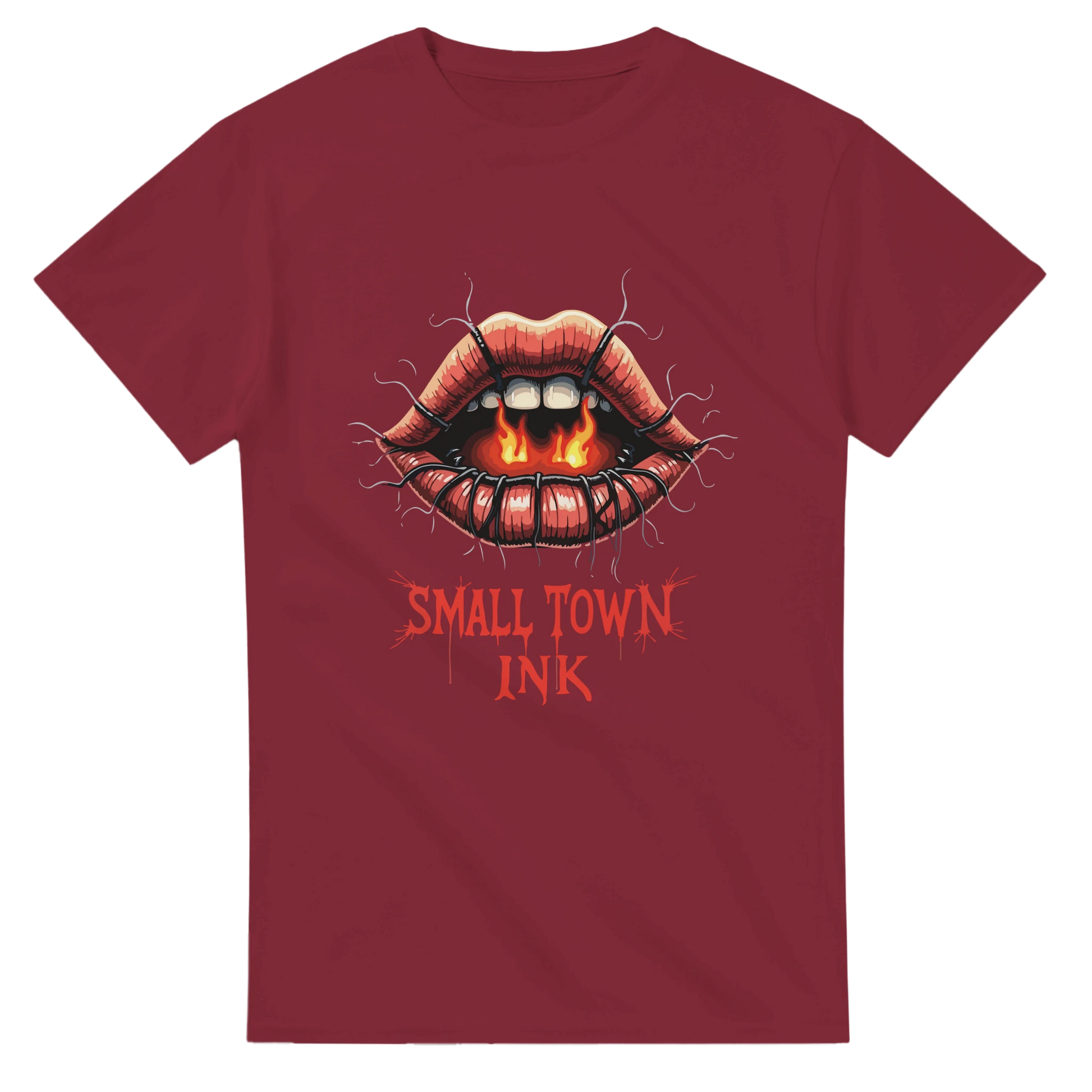 Fury Lips - Unisex Crewneck T-shirt | Gildan® 5000 - Small Town Ink AZ - bold, fearless design