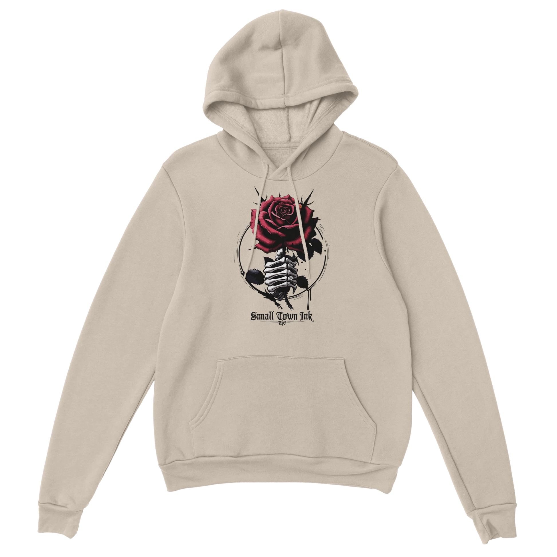 Skeleton Rose - Heavy Blend Comfort Wear - Small Town Ink AZ - bold, fearless design