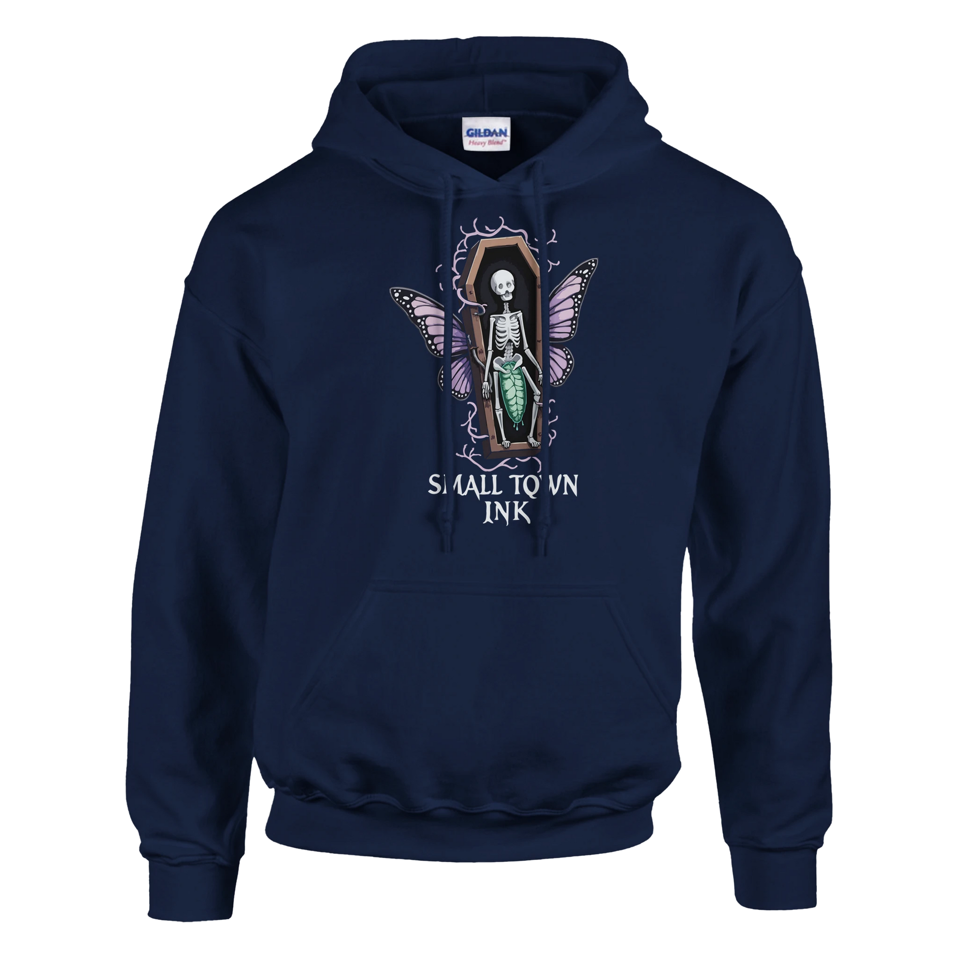 Mortal Dreams - Heavy Blend Comfort Wear Hoodie - Small Town Ink AZ - bold, fearless design