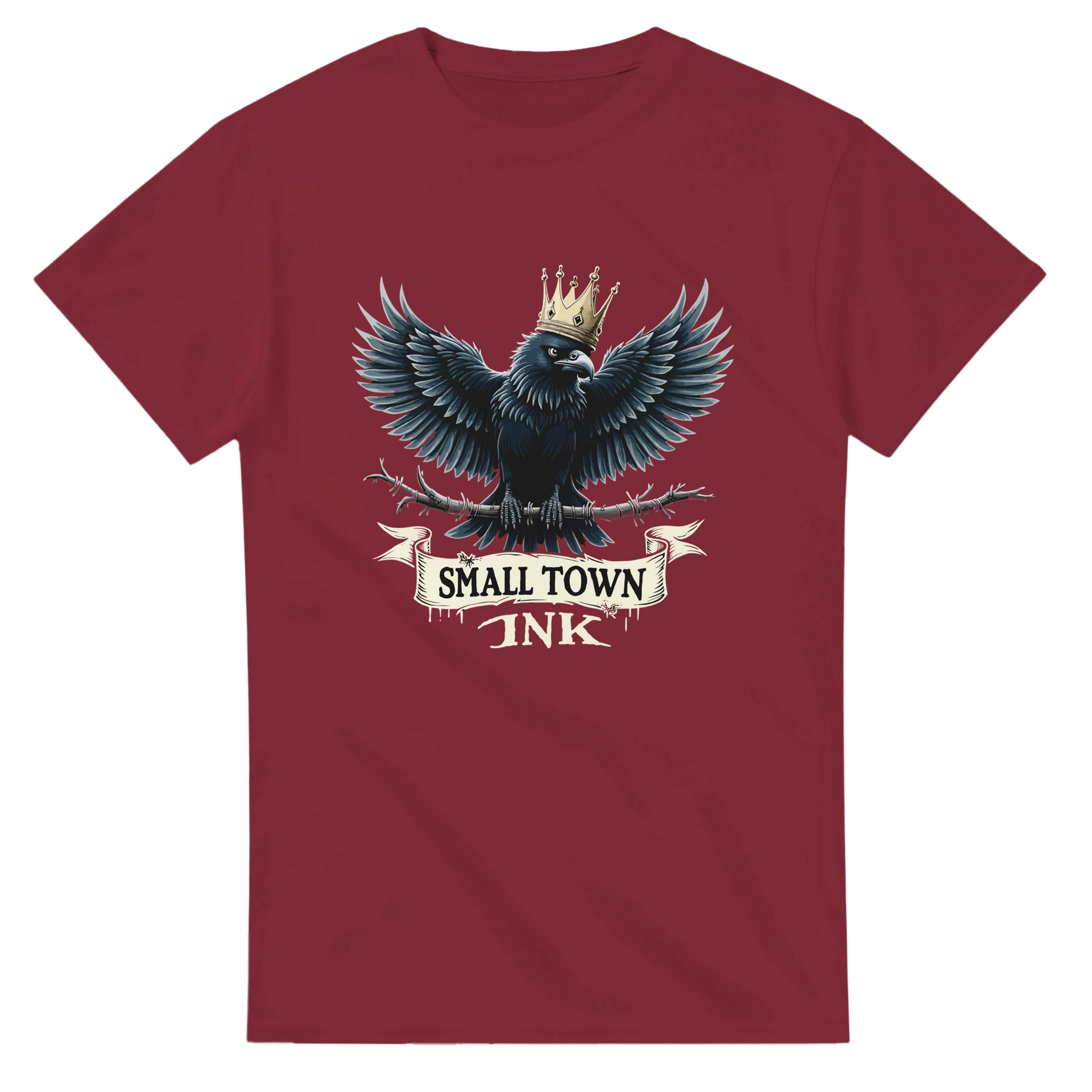 Raven's Crown - Unisex Crewneck T-shirt | Gildan® 5000 - Small Town Ink AZ - bold, fearless design