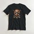 Skull with Flames - Unisex Crewneck T-shirt | Gildan® 5000 - Small Town Ink AZ - bold, fearless design