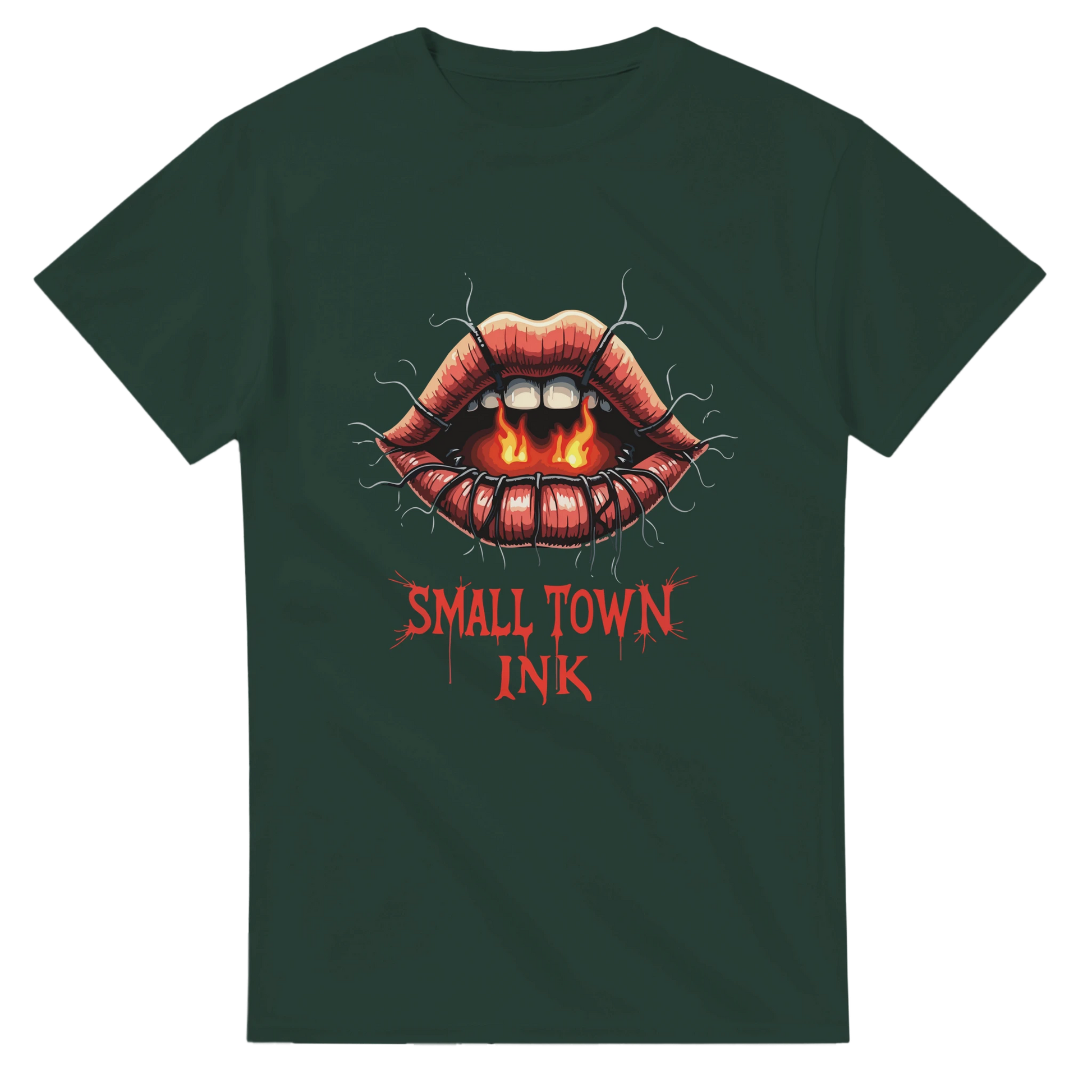 Fury Lips - Unisex Crewneck T-shirt | Gildan® 5000 - Small Town Ink AZ - bold, fearless design