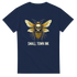 Bee with Skull - Unisex Crewneck T-shirt | Gildan® 5000 - Small Town Ink AZ - bold, fearless design