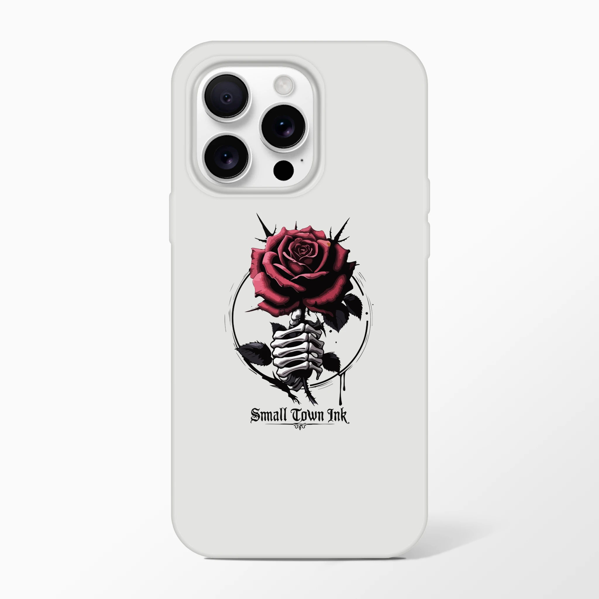 Iphone Flexi case - Small Town Ink AZ - bold, fearless design