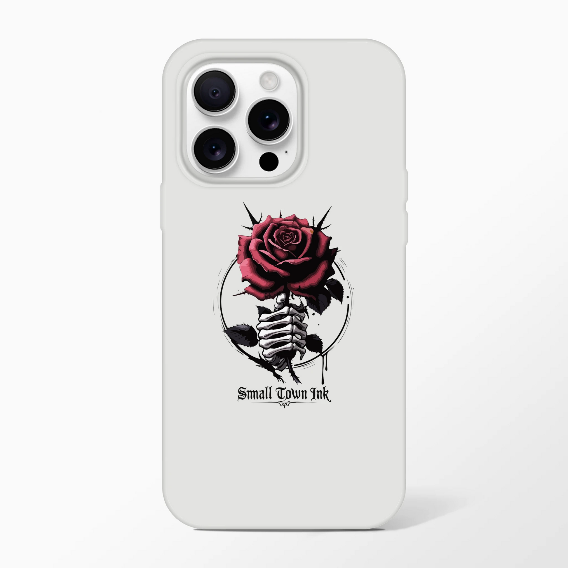 Iphone Flexi case - Small Town Ink AZ - bold, fearless design