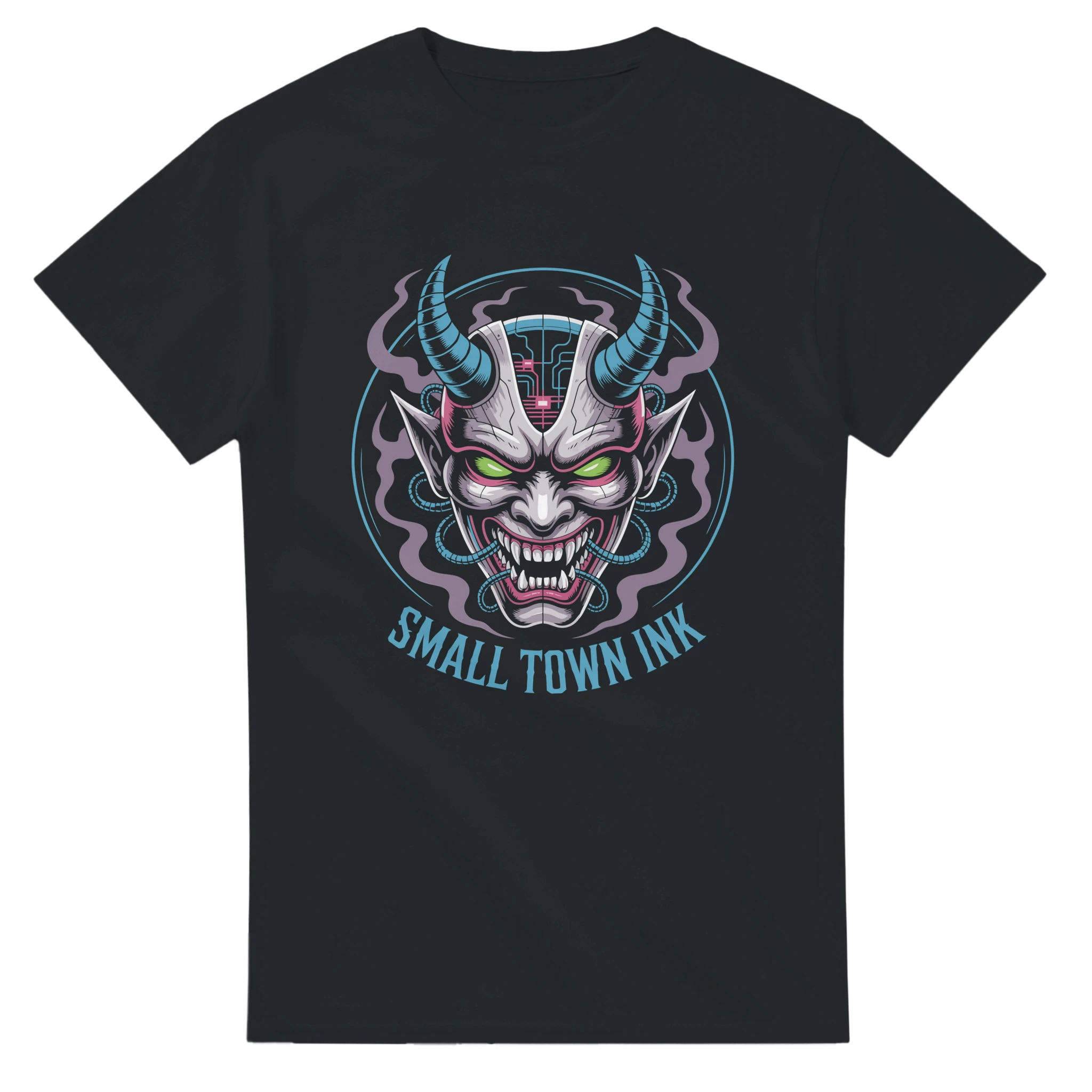 Devil Horn - Unisex Crewneck T-shirt | Gildan® 5000 - Small Town Ink AZ - bold, fearless design