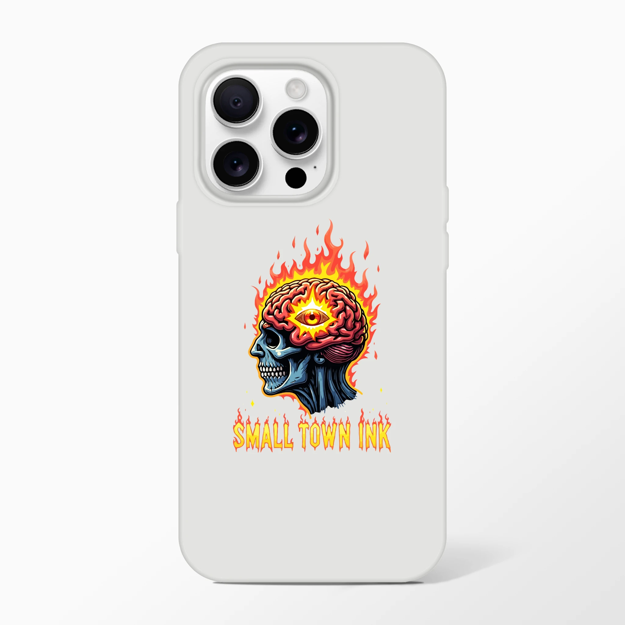 Iphone Flexi case - Small Town Ink AZ - bold, fearless design