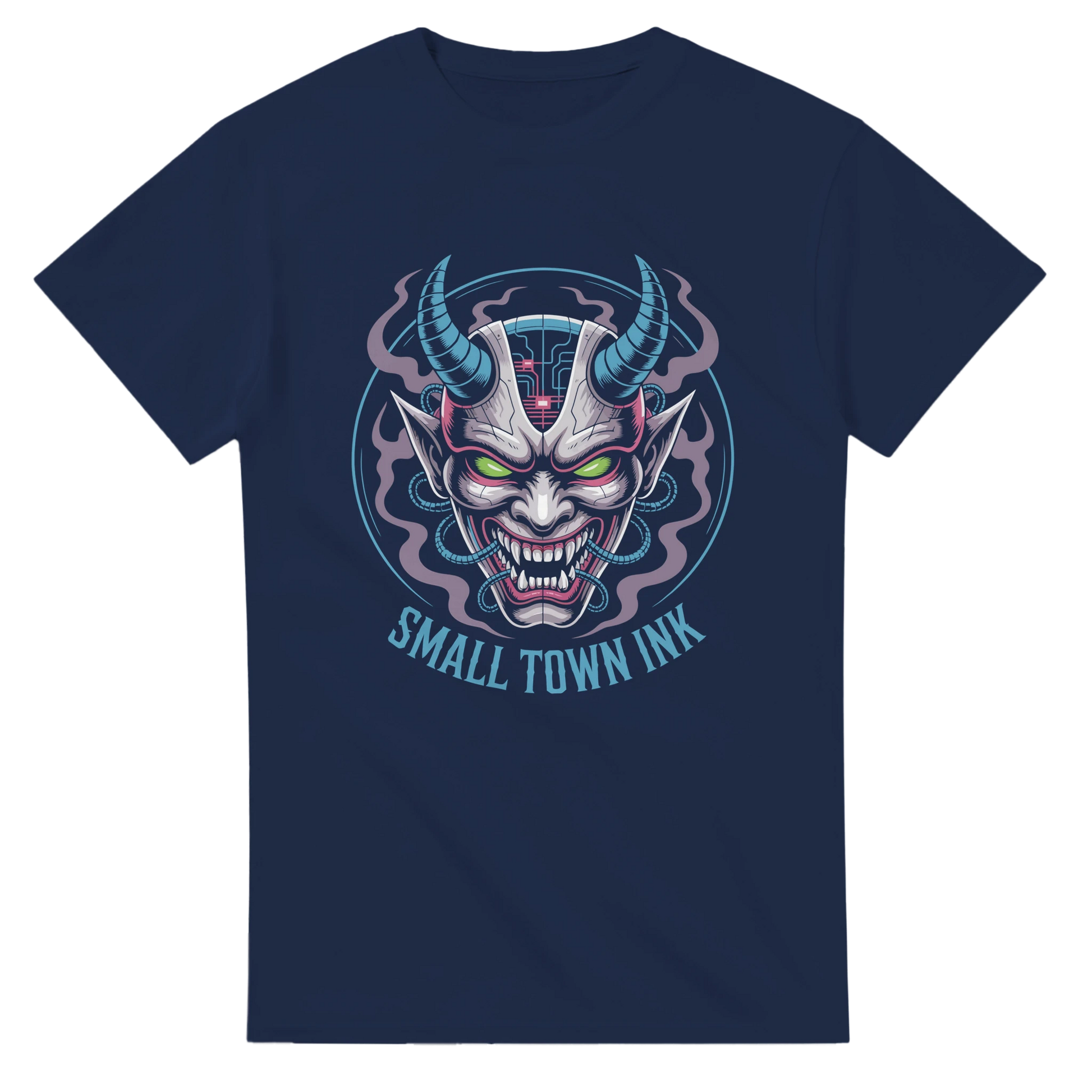 Devil Horn - Unisex Crewneck T-shirt | Gildan® 5000 - Small Town Ink AZ - bold, fearless design