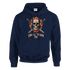 Skull with Flames - Heavy Blend Comfort Wear Hoodie - Small Town Ink AZ - bold, fearless design