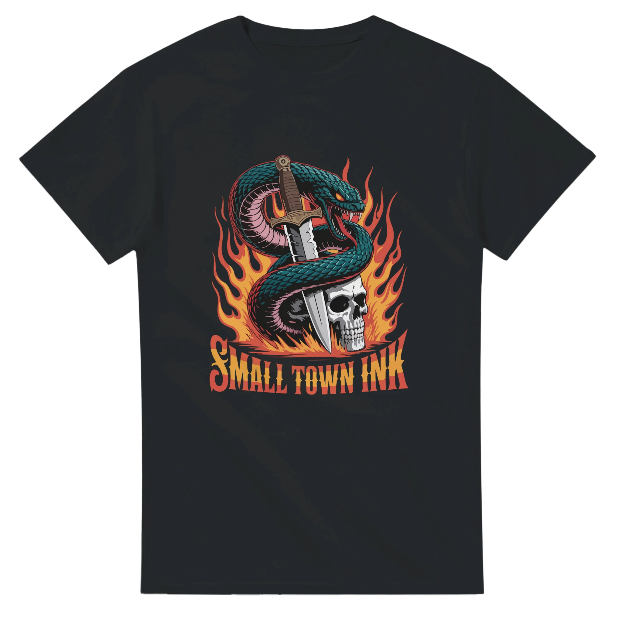 Dark Art Symbol - Unisex Crewneck T-shirt | Gildan® 5000 - Small Town Ink AZ - bold, fearless design