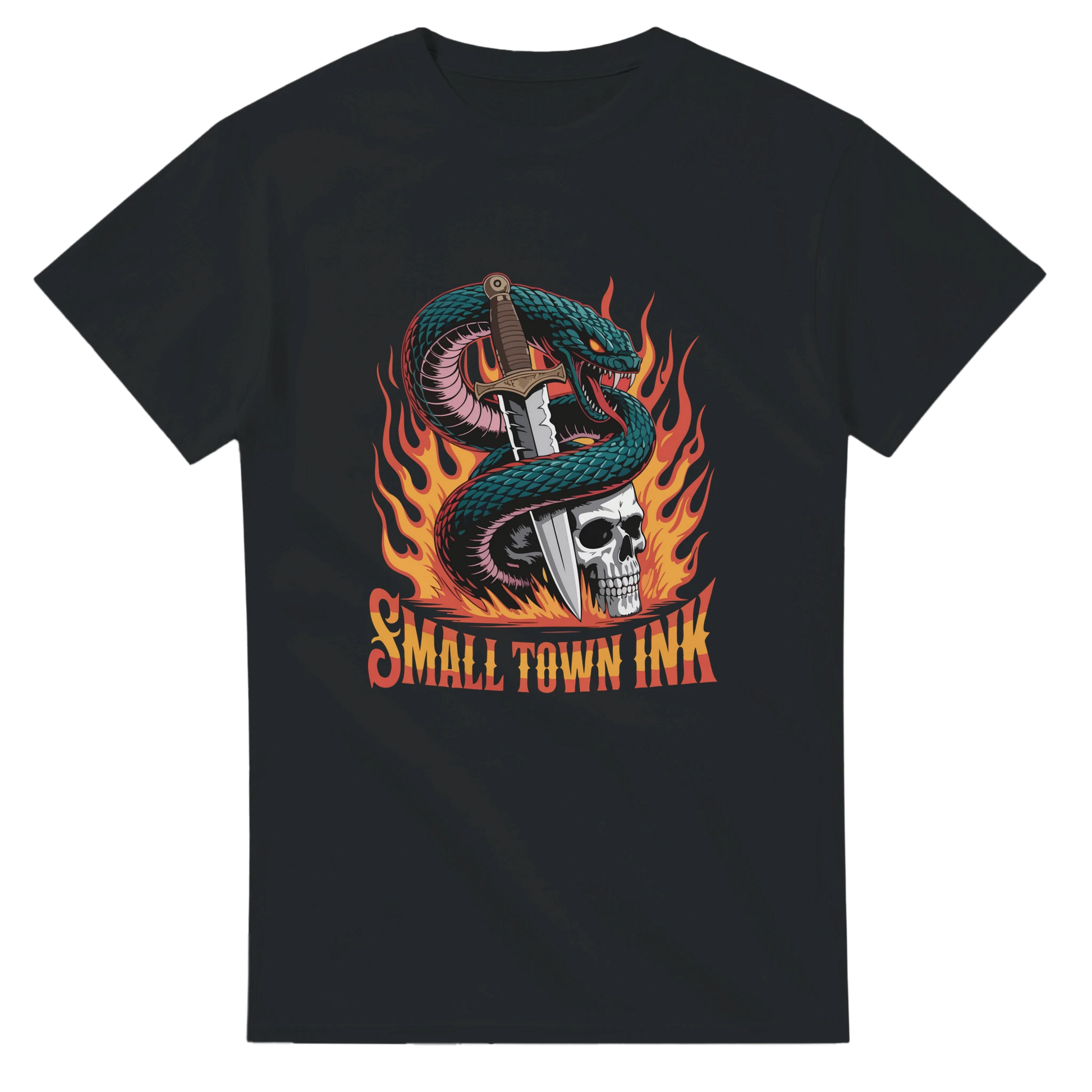 Dark Art Symbol - Unisex Crewneck T-shirt | Gildan® 5000 - Small Town Ink AZ - bold, fearless design