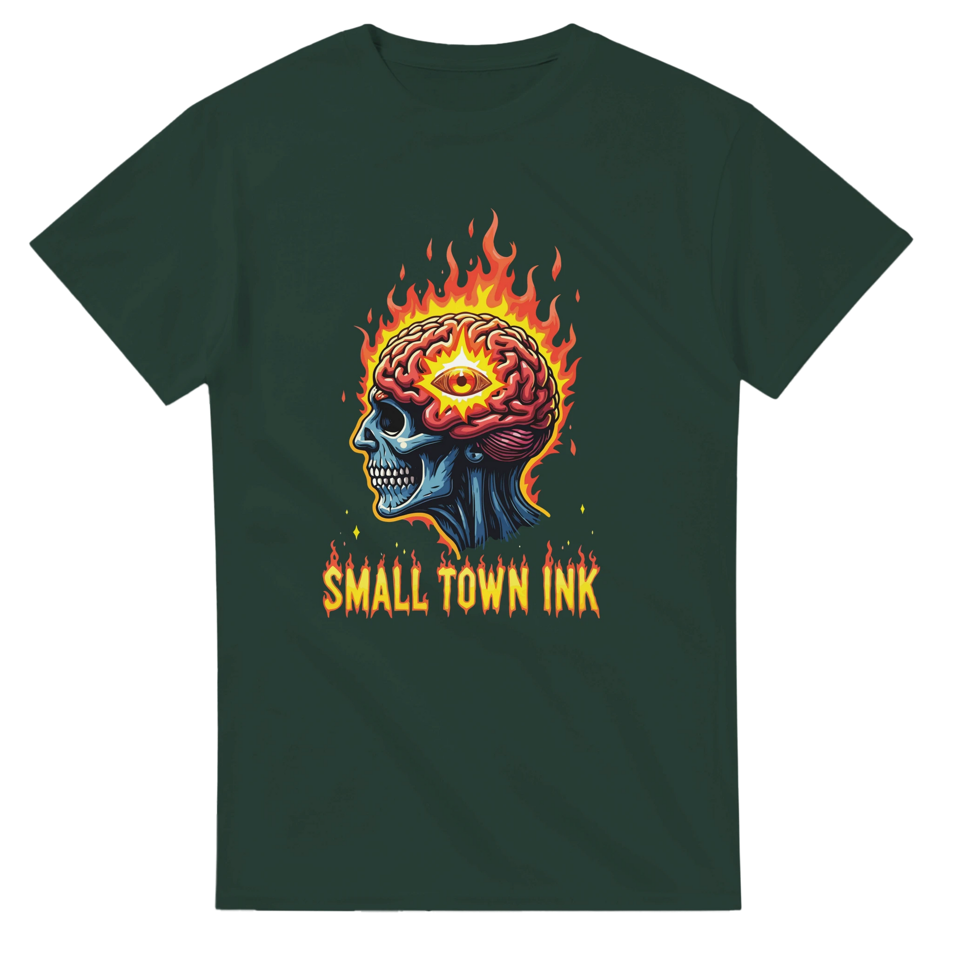 Mind on Fire - Unisex Crewneck T-shirt | Gildan® 5000 - Small Town Ink AZ - bold, fearless design