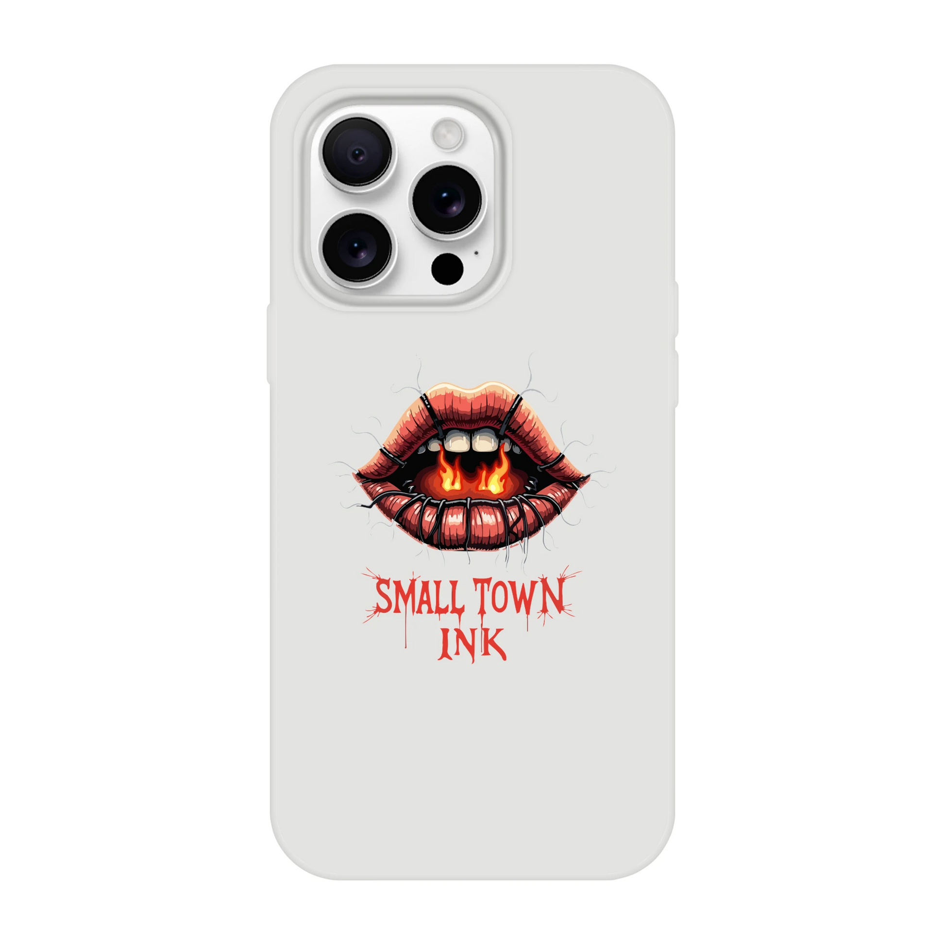 Iphone Flexi case - Small Town Ink AZ - bold, fearless design