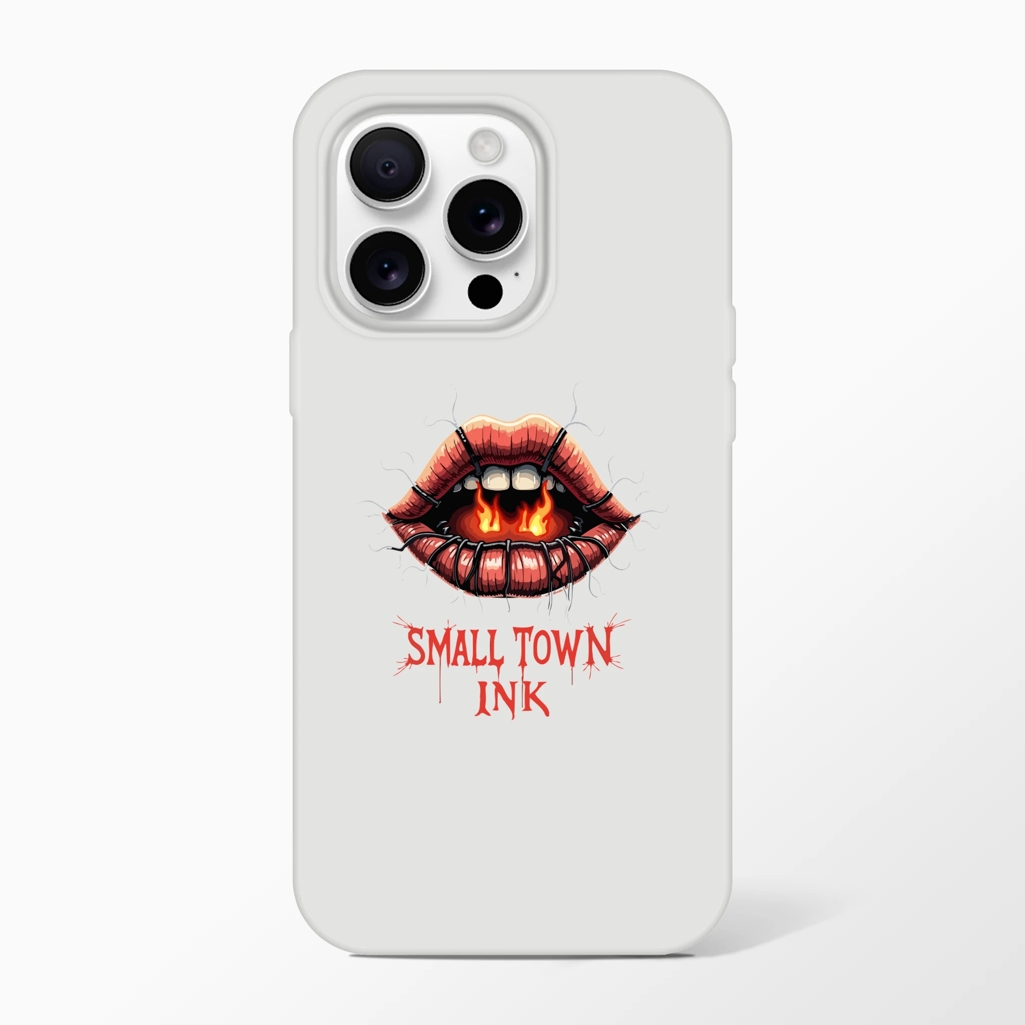 Iphone Flexi case - Small Town Ink AZ - bold, fearless design