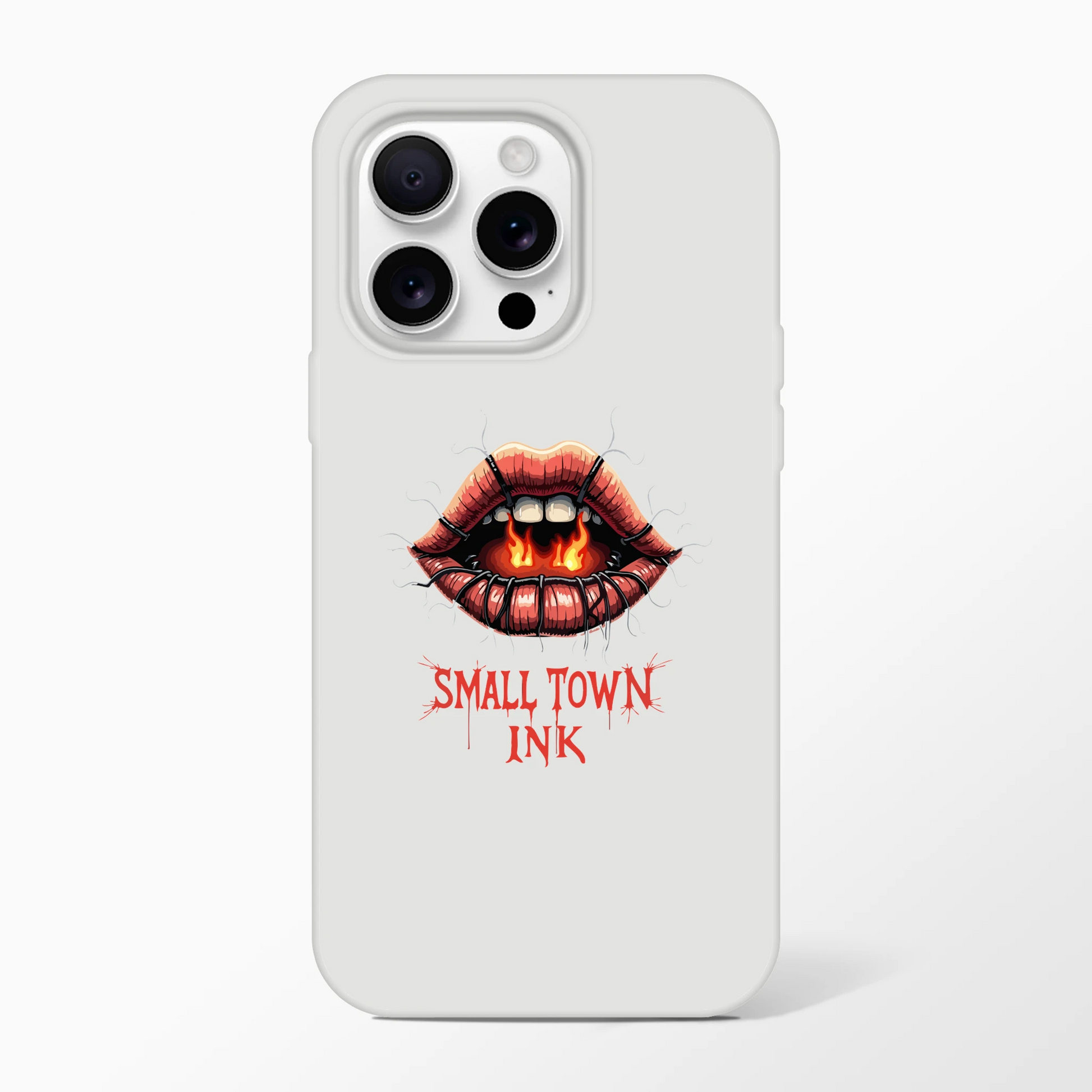 Iphone Flexi case - Small Town Ink AZ - bold, fearless design