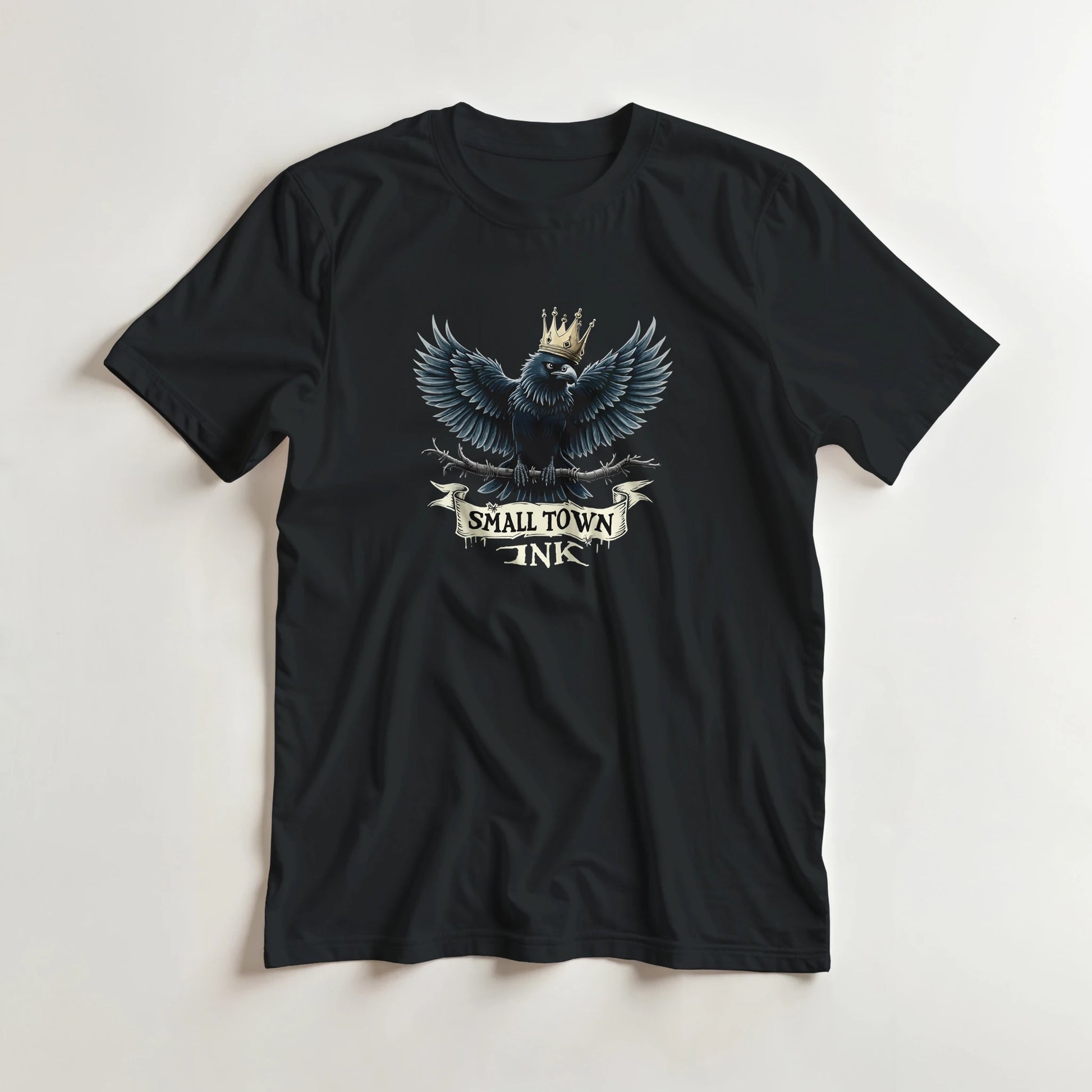 Raven's Crown - Unisex Crewneck T-shirt | Gildan® 5000 - Small Town Ink AZ - bold, fearless design
