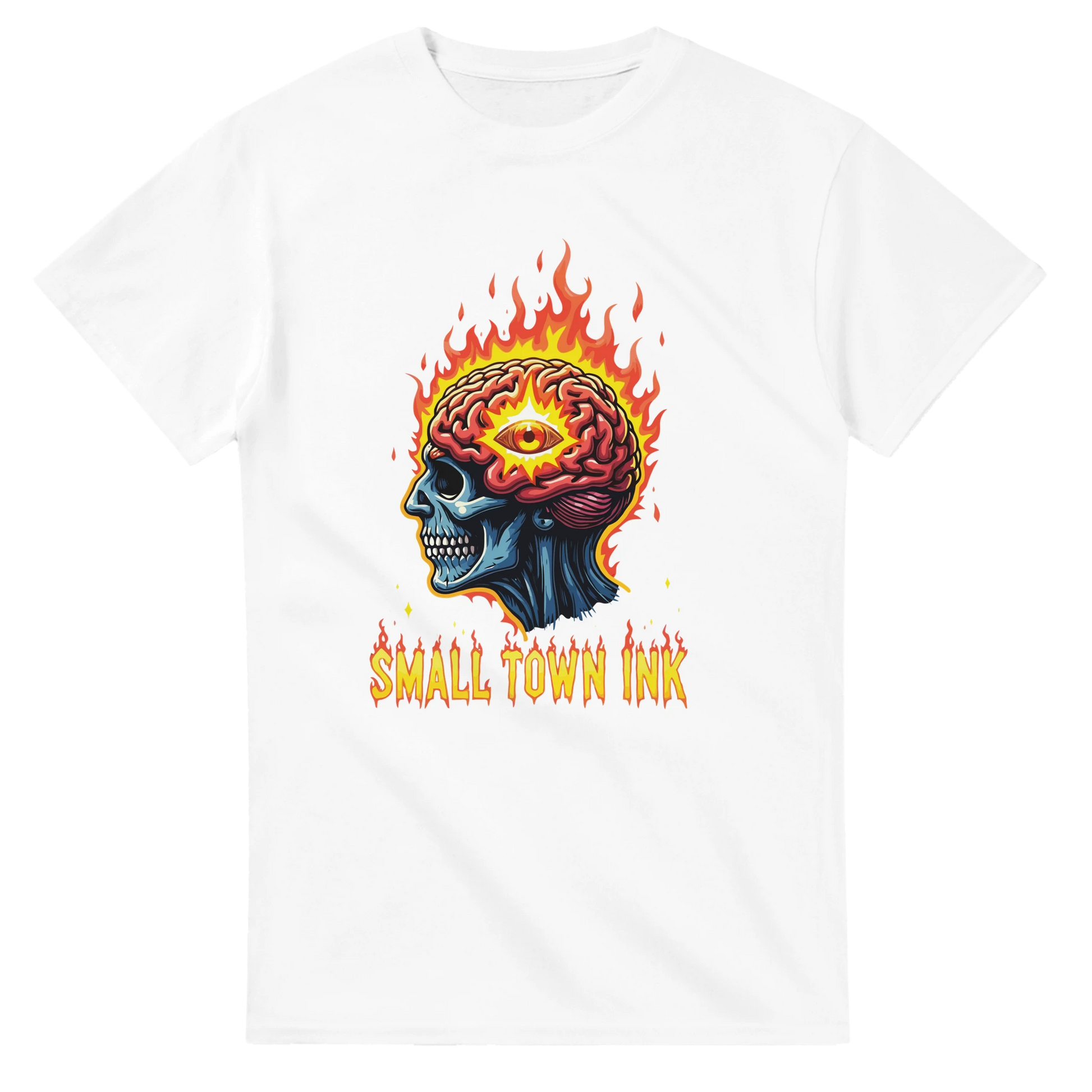 Mind on Fire - Unisex Crewneck T-shirt | Gildan® 5000 - Small Town Ink AZ - bold, fearless design