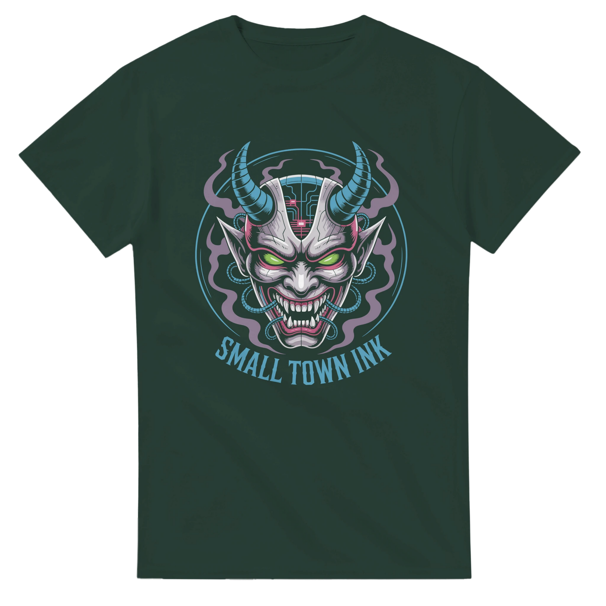 Devil Horn - Unisex Crewneck T-shirt | Gildan® 5000 - Small Town Ink AZ - bold, fearless design