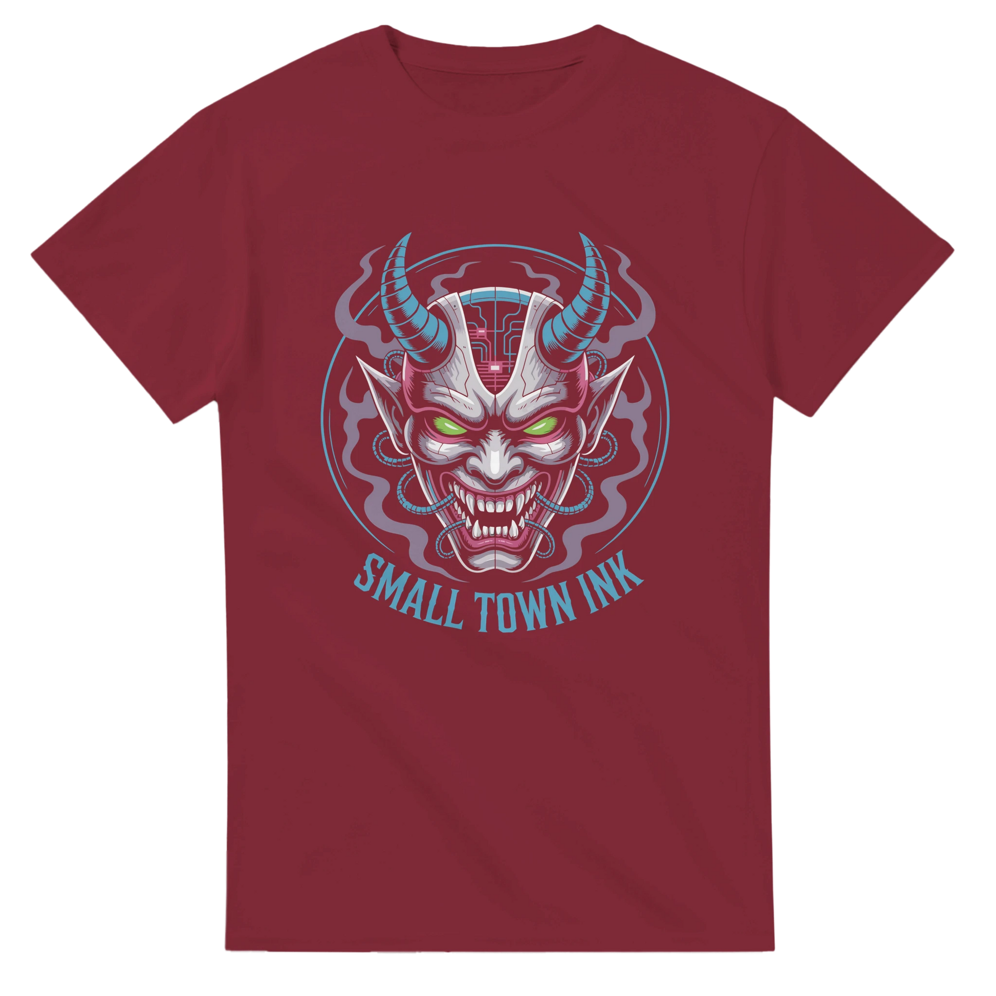 Devil Horn - Unisex Crewneck T-shirt | Gildan® 5000 - Small Town Ink AZ - bold, fearless design