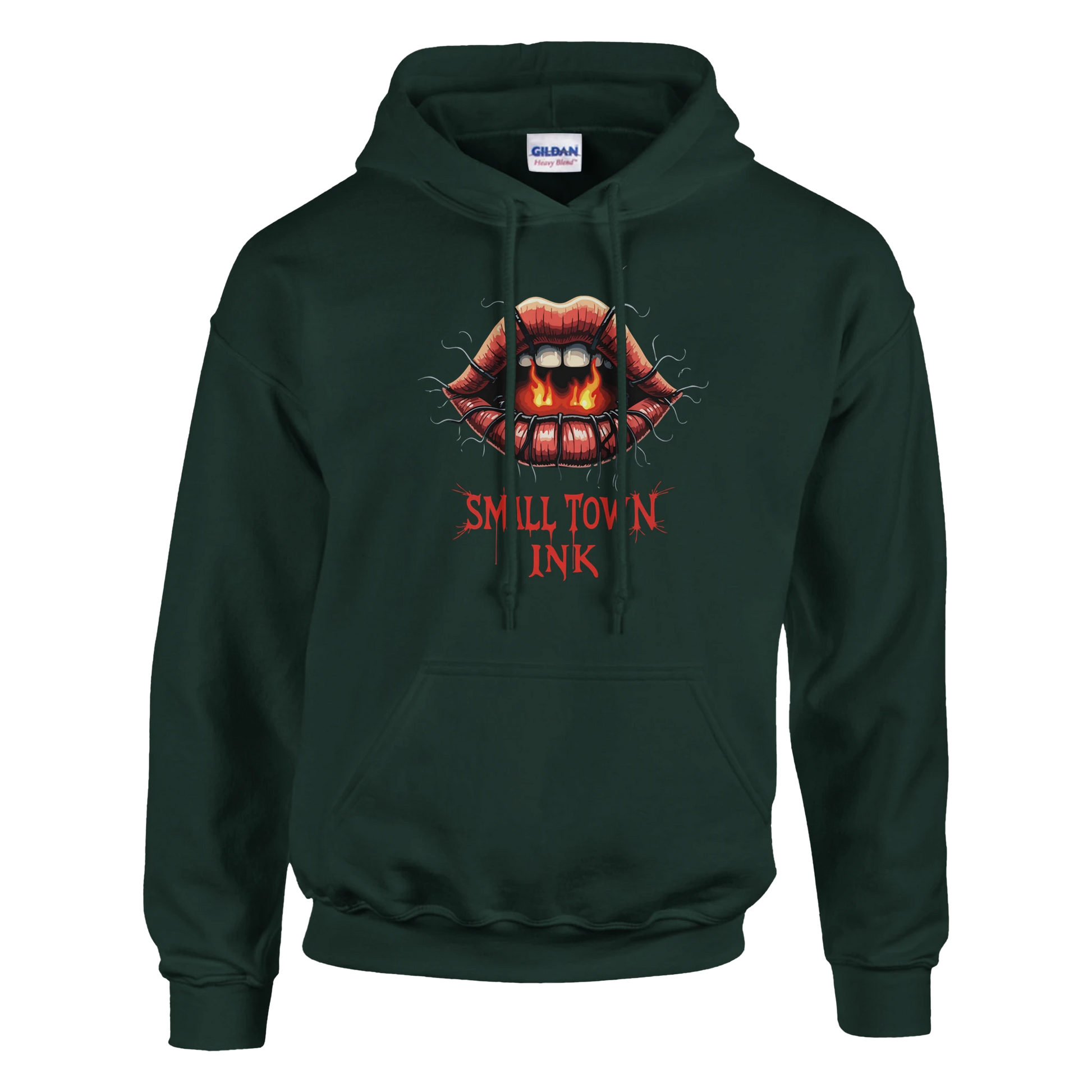 Fury Lips - Heavy Blend Comfort Wear Hoodie - Small Town Ink AZ - bold, fearless design