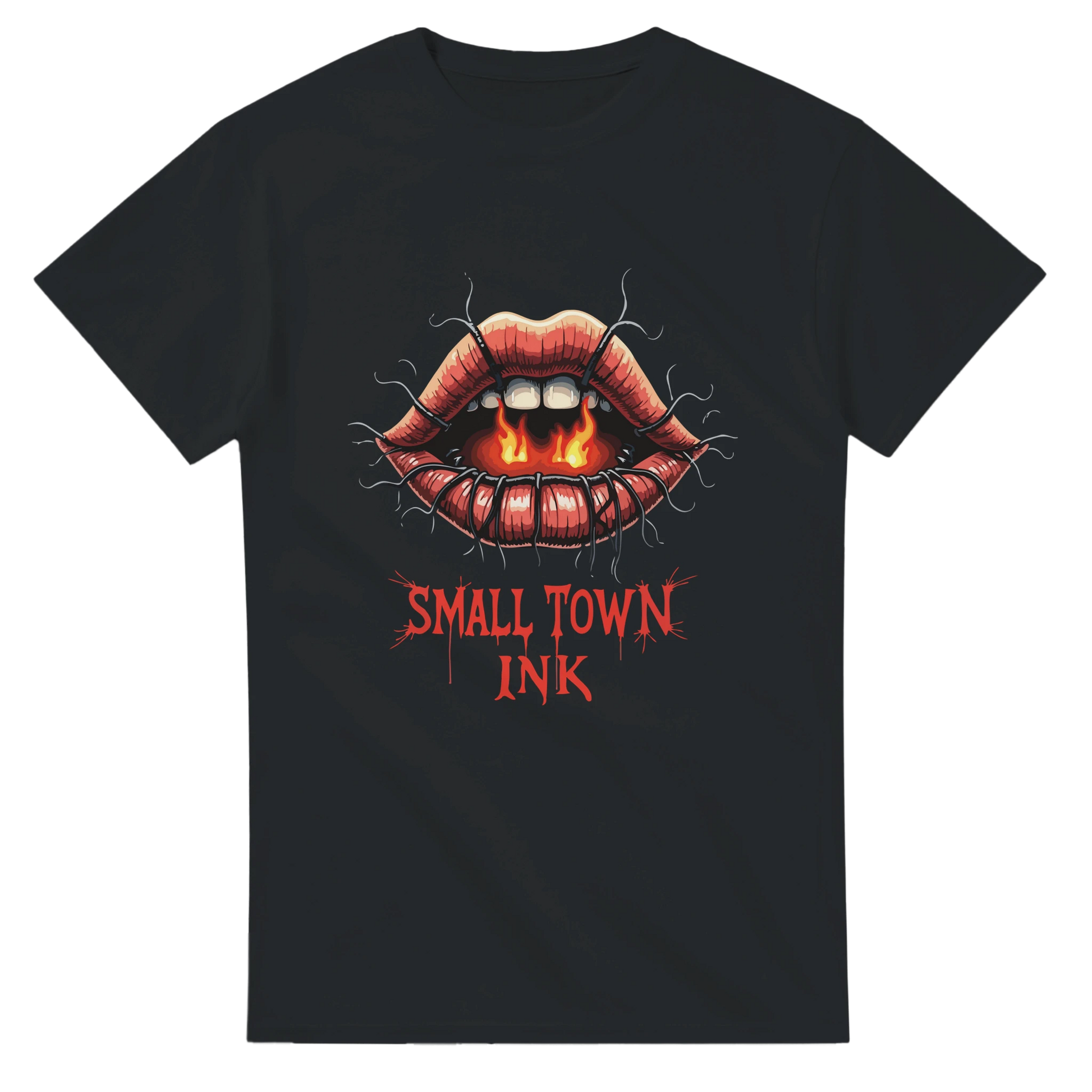 Fury Lips - Unisex Crewneck T-shirt | Gildan® 5000 - Small Town Ink AZ - bold, fearless design