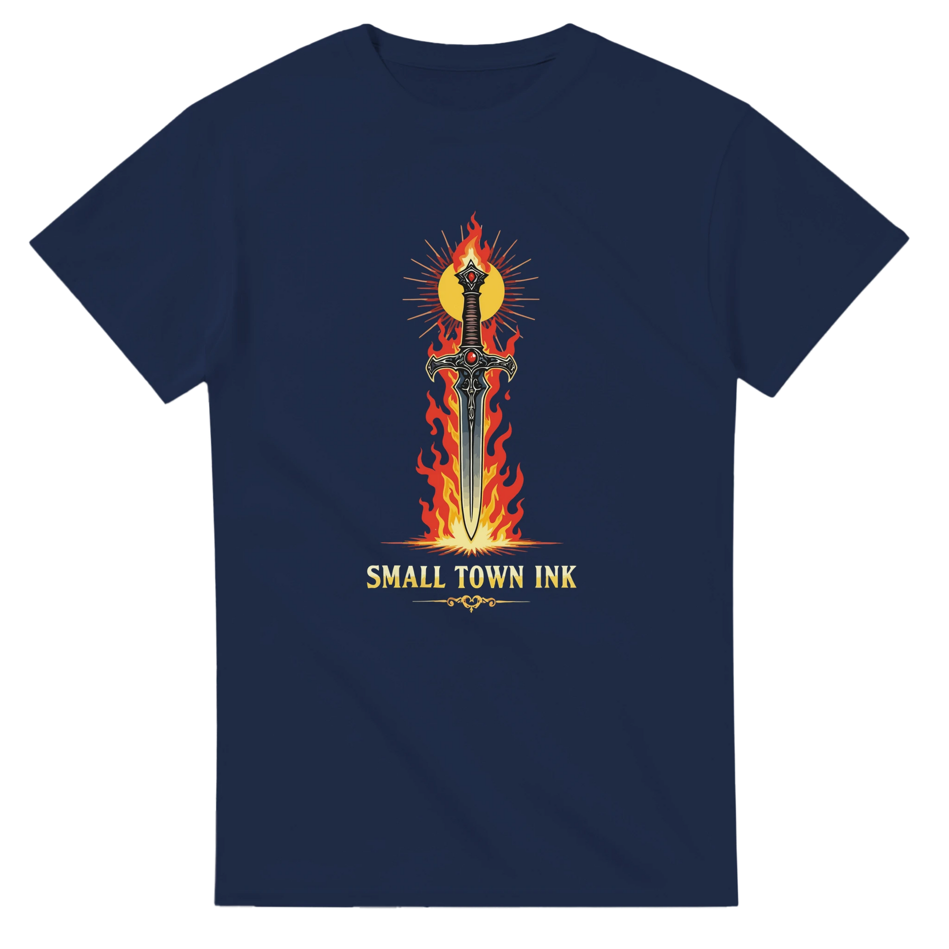 Ember Art - Unisex Crewneck T-shirt | Gildan® 5000 - Small Town Ink AZ - bold, fearless design