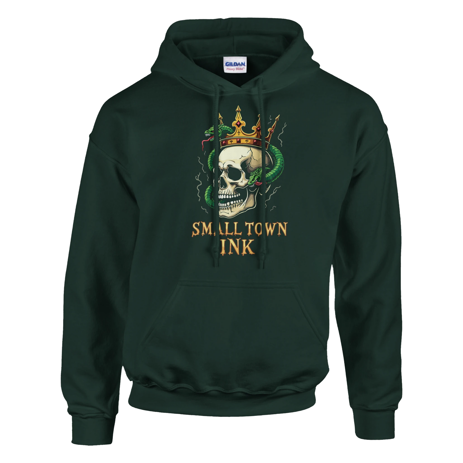 Small Town Ink King -  Hoodie - Heavy Blend Comfort Wear - Small Town Ink AZ - bold, fearless design