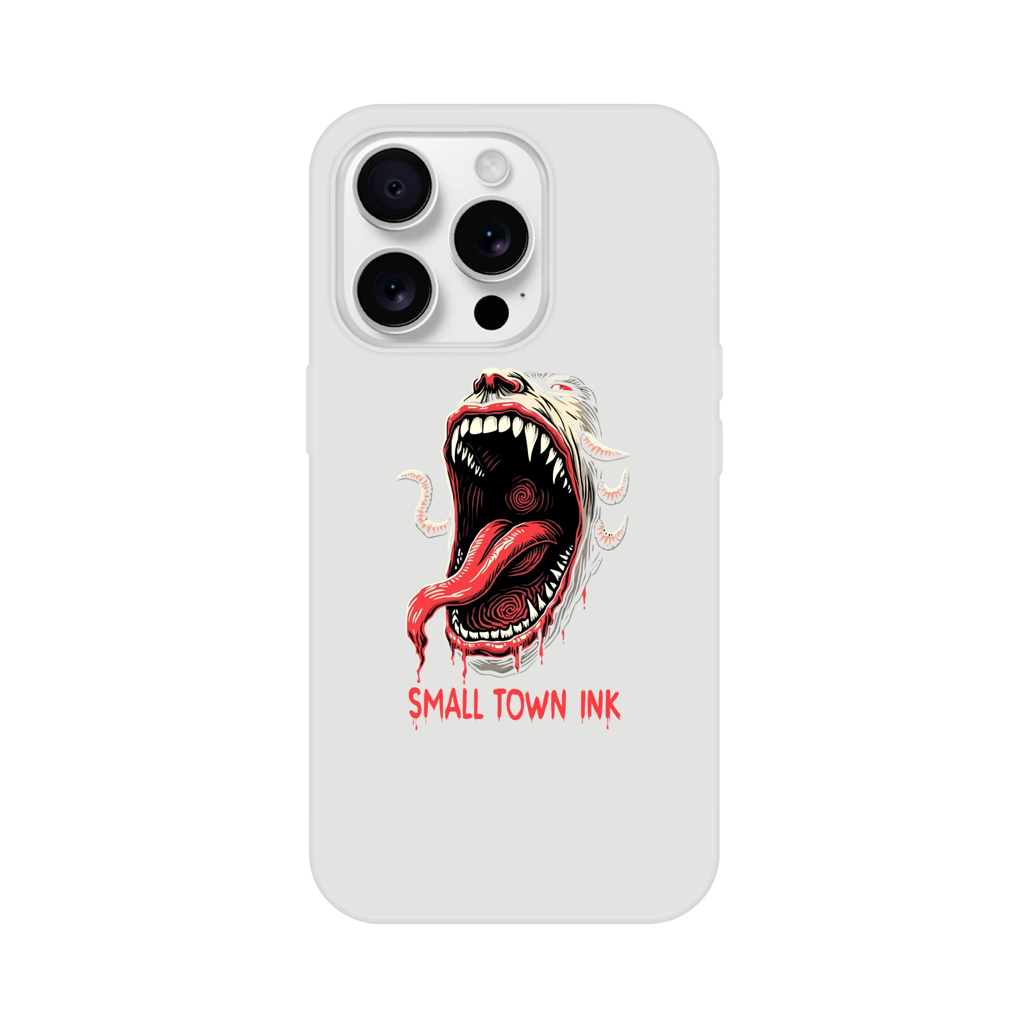 Iphone Flexi case - Small Town Ink AZ - bold, fearless design