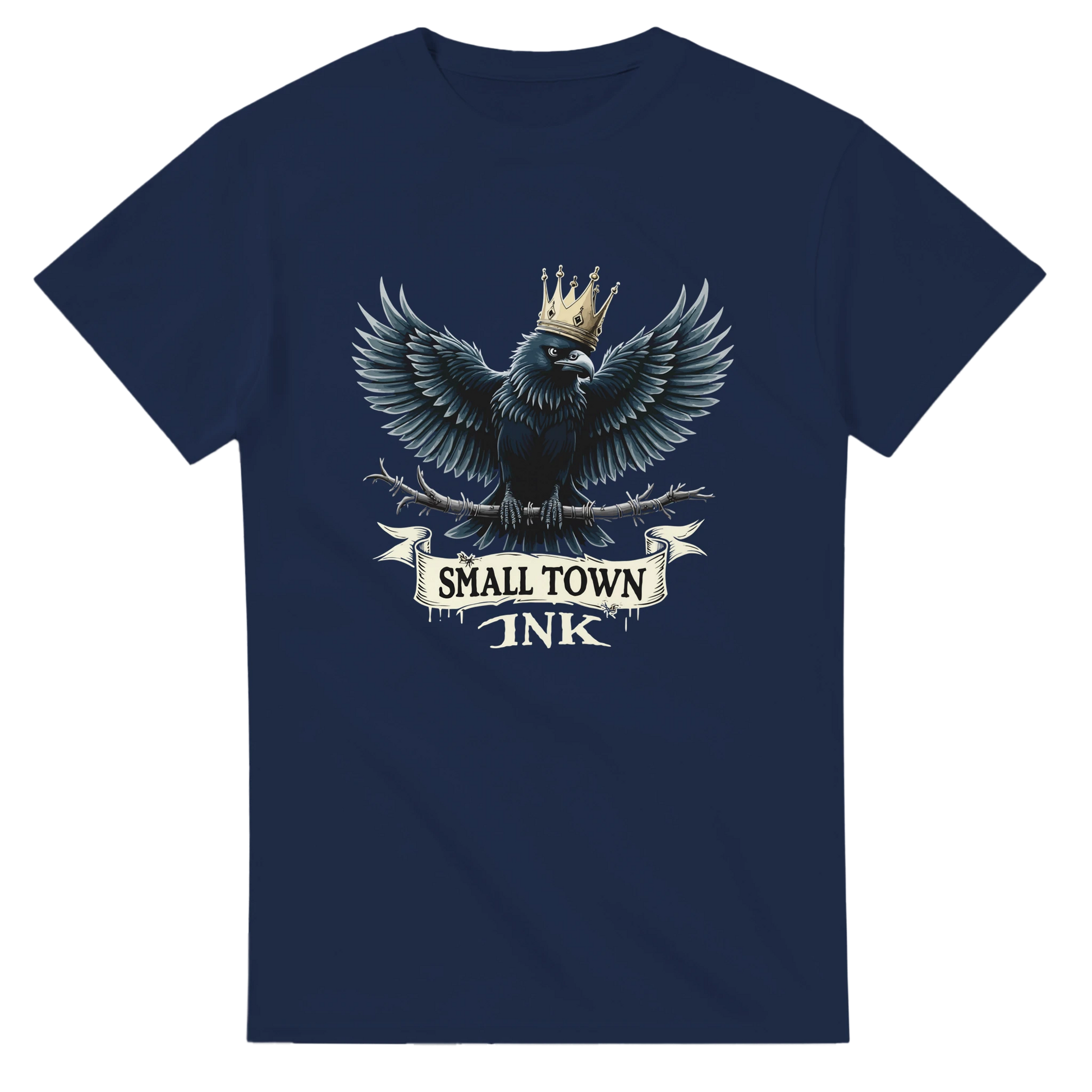 Raven's Crown - Unisex Crewneck T-shirt | Gildan® 5000 - Small Town Ink AZ - bold, fearless design
