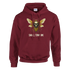 Bee with Skull - Heavy Blend Comfort Wear Hoodie - Small Town Ink AZ - bold, fearless design