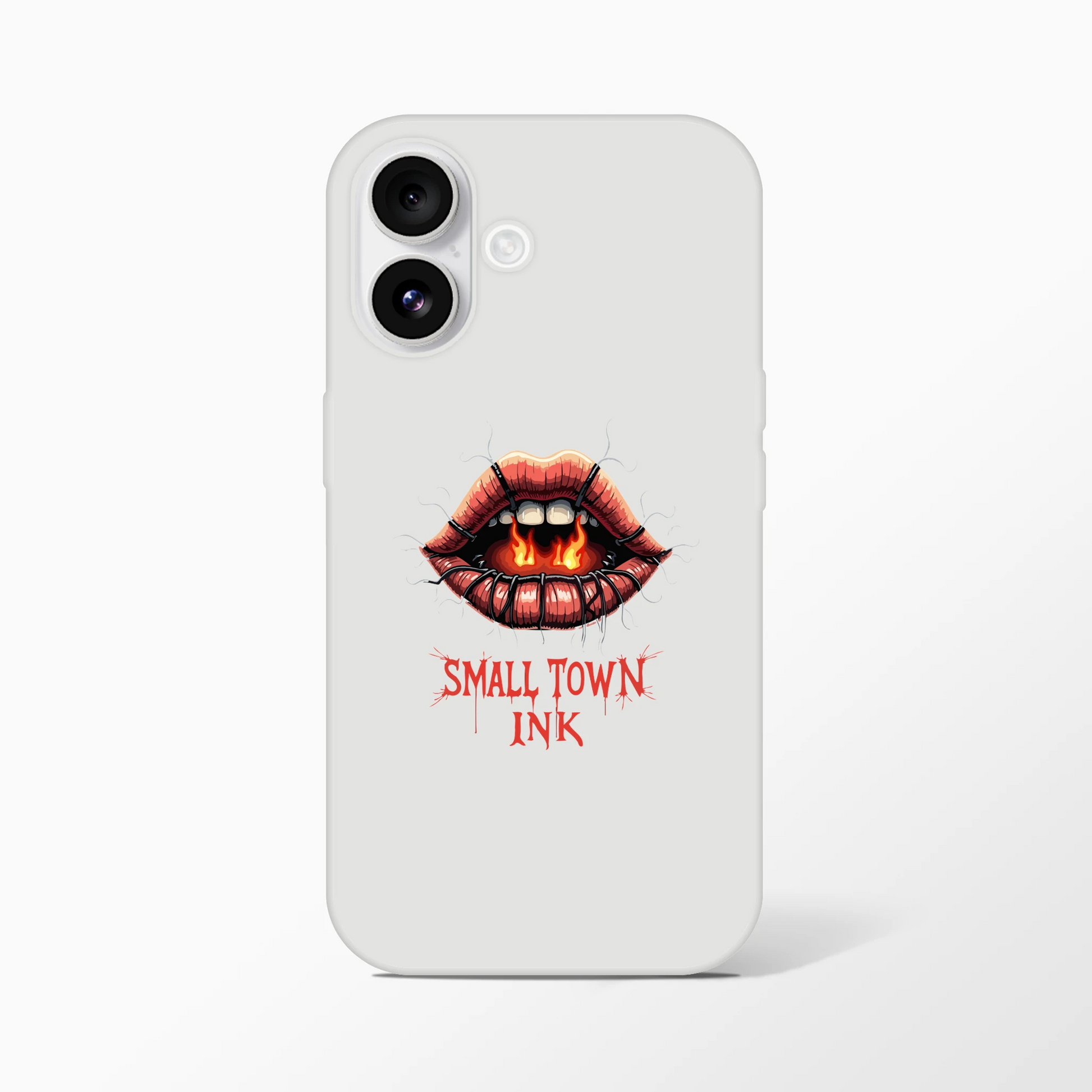 Iphone Flexi case - Small Town Ink AZ - bold, fearless design
