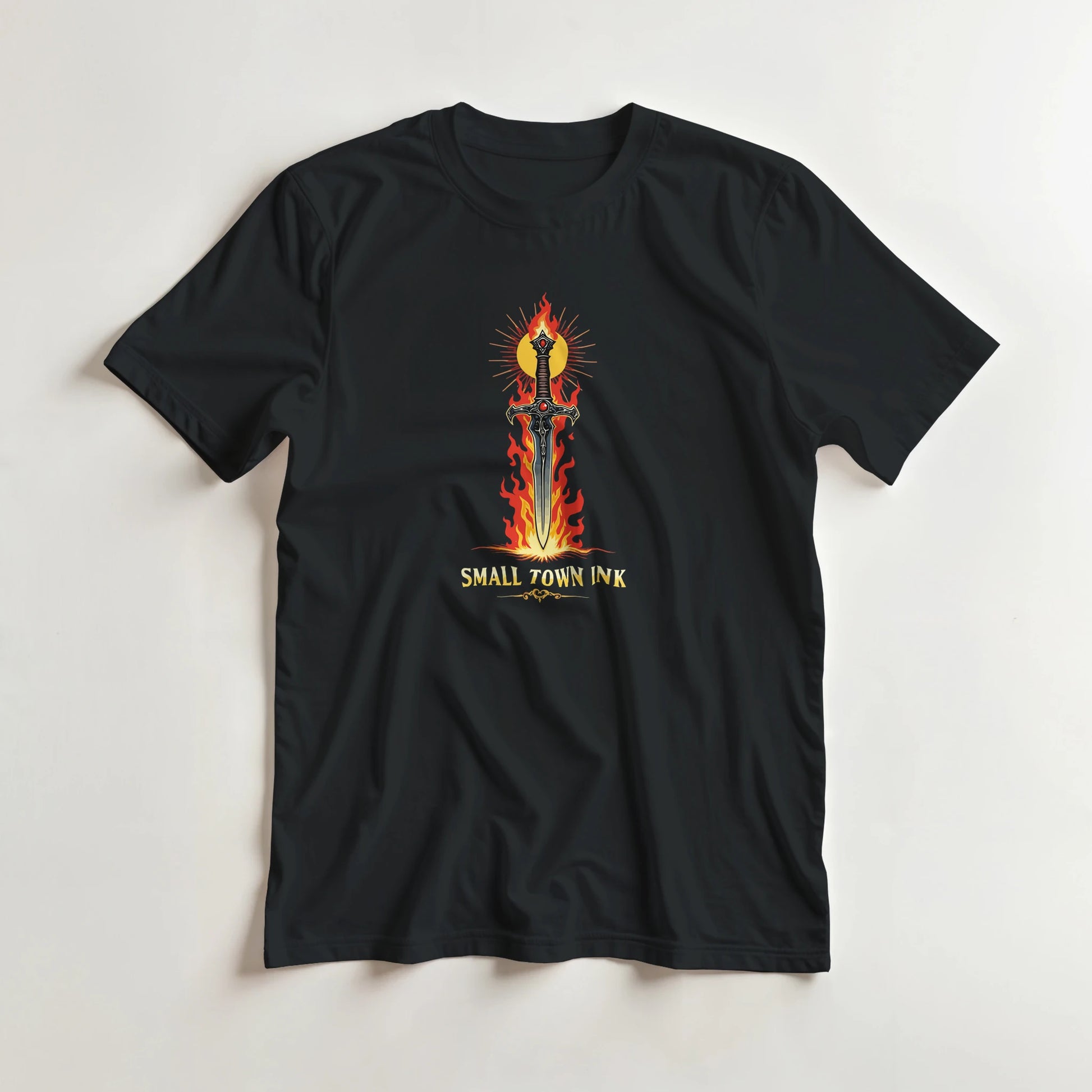 Ember Art - Unisex Crewneck T-shirt | Gildan® 5000 - Small Town Ink AZ - bold, fearless design