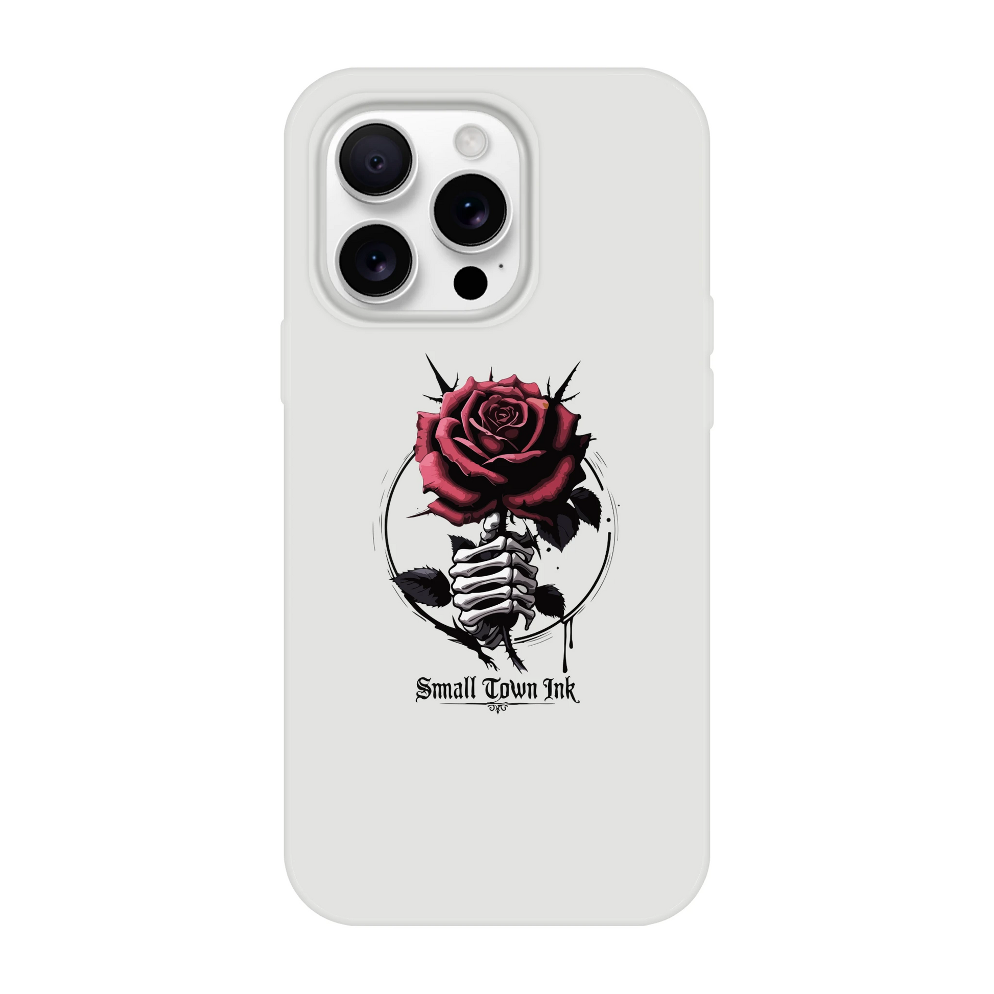 Iphone Flexi case - Small Town Ink AZ - bold, fearless design