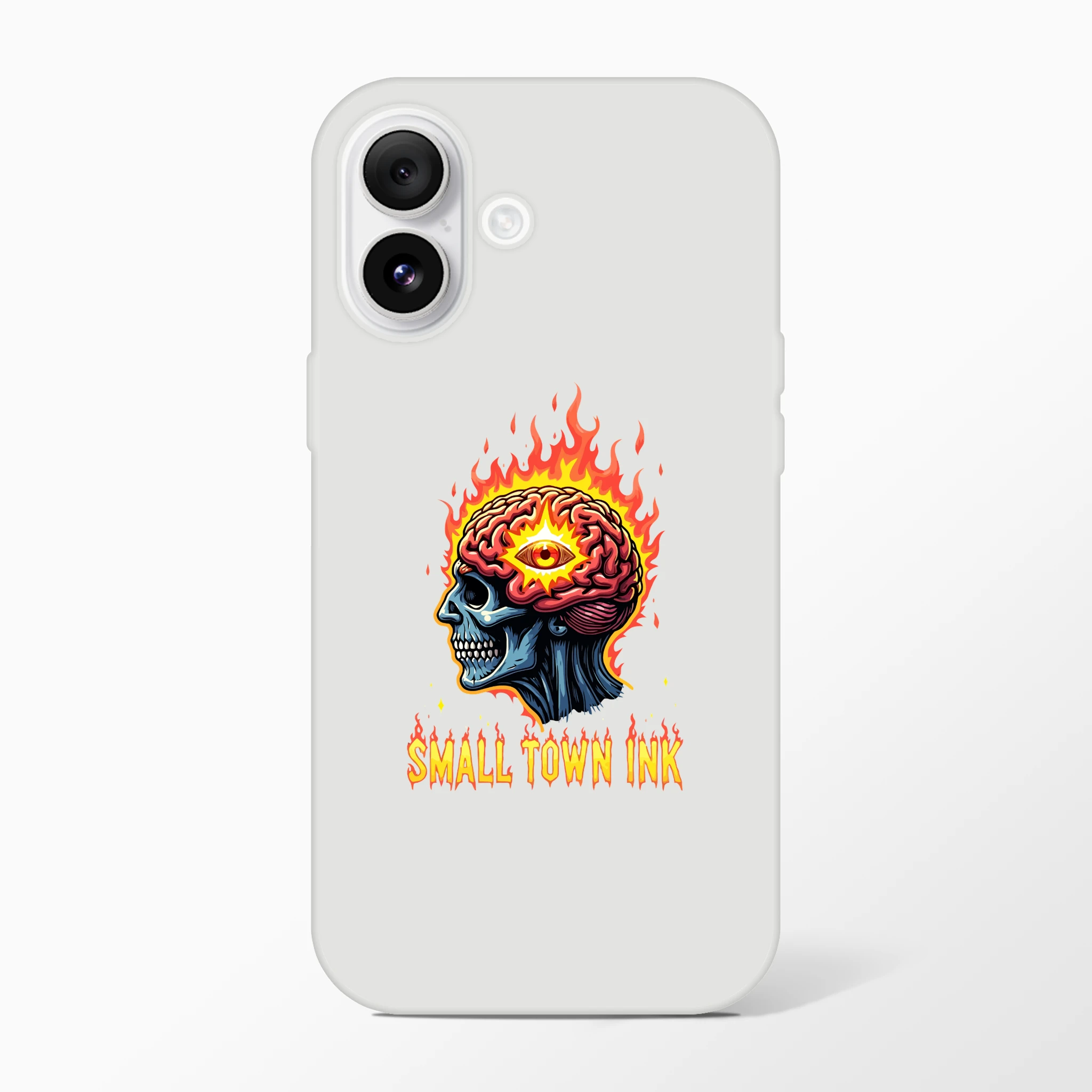Iphone Flexi case - Small Town Ink AZ - bold, fearless design