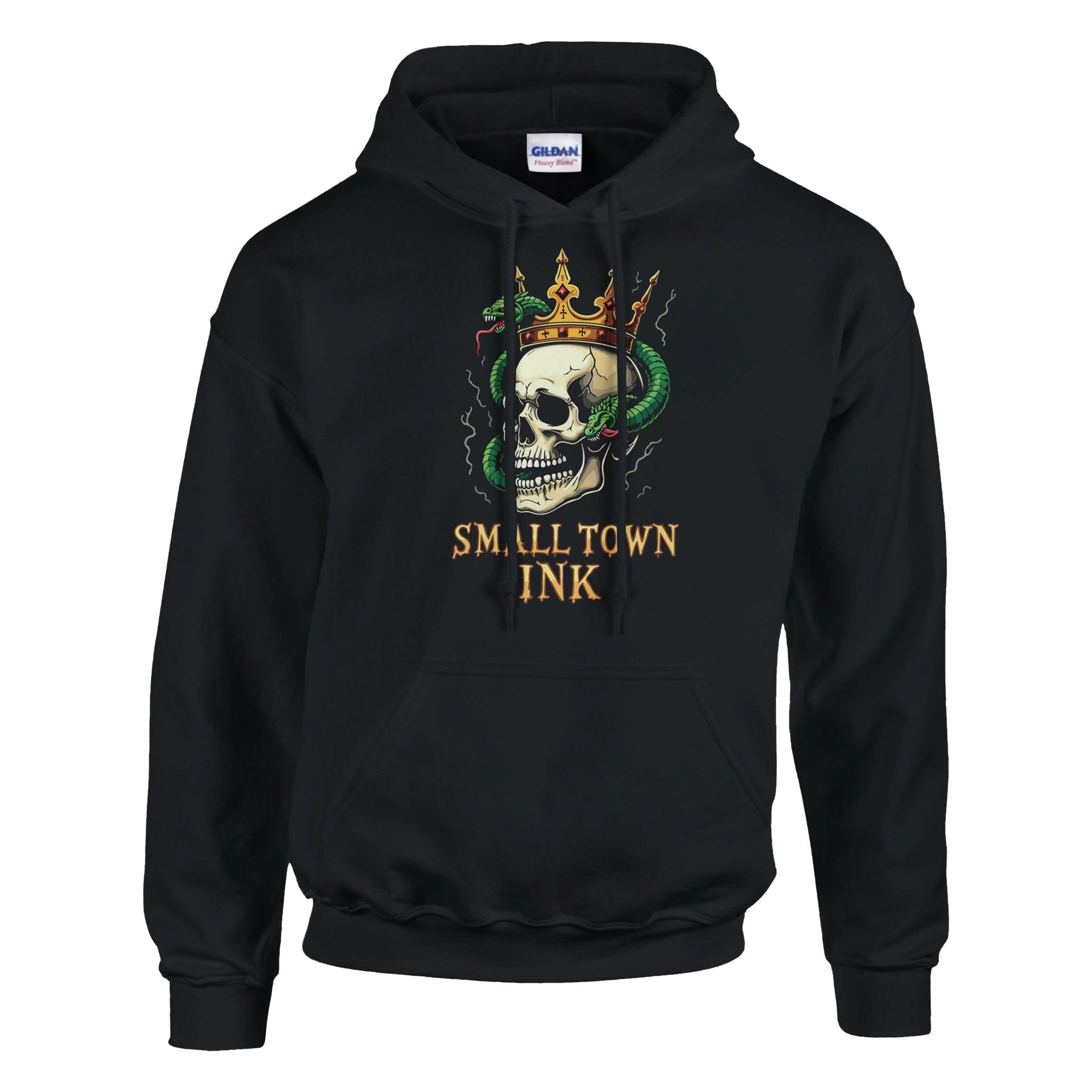 Small Town Ink King -  Hoodie - Heavy Blend Comfort Wear - Small Town Ink AZ - bold, fearless design