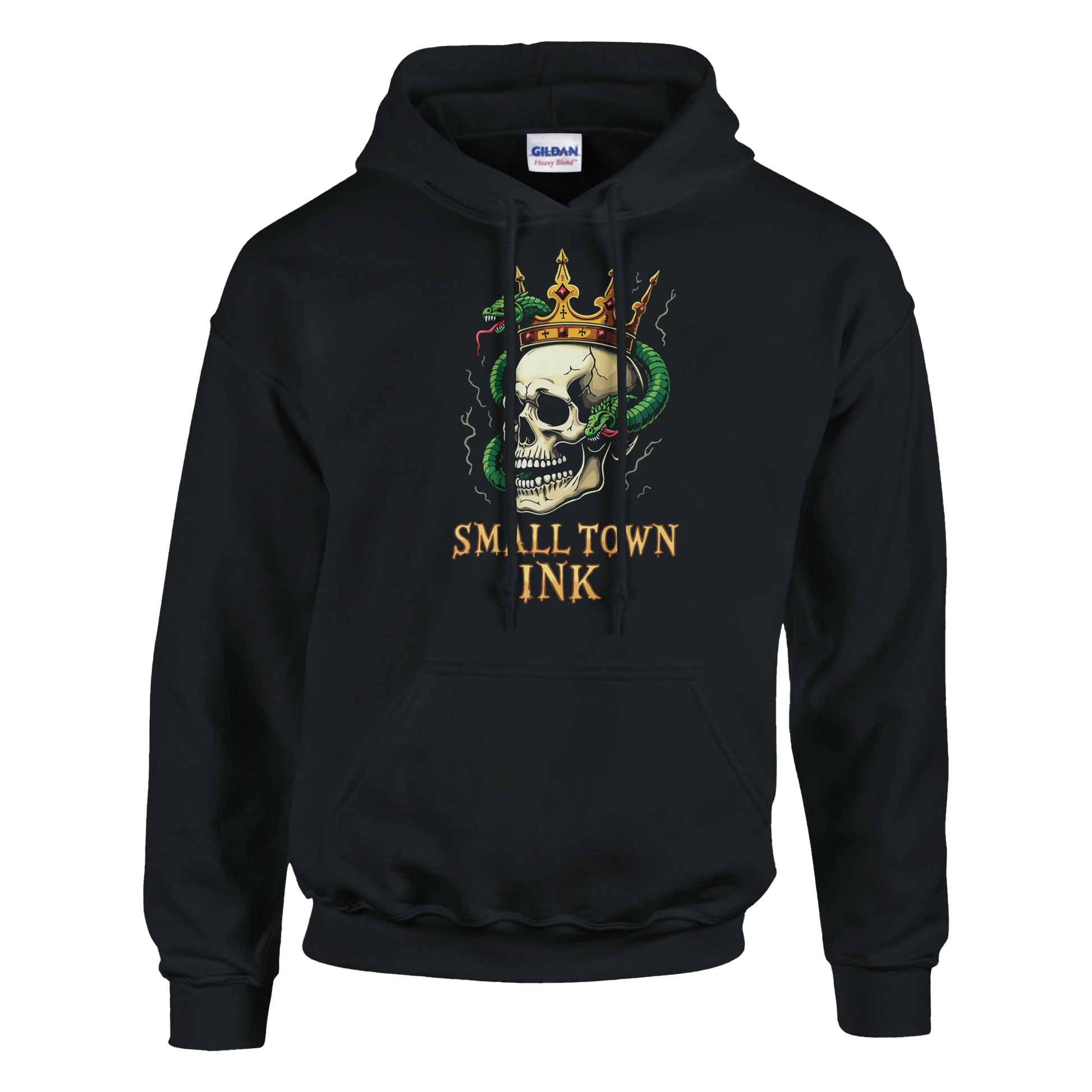Small Town Ink King -  Hoodie - Heavy Blend Comfort Wear - Small Town Ink AZ - bold, fearless design