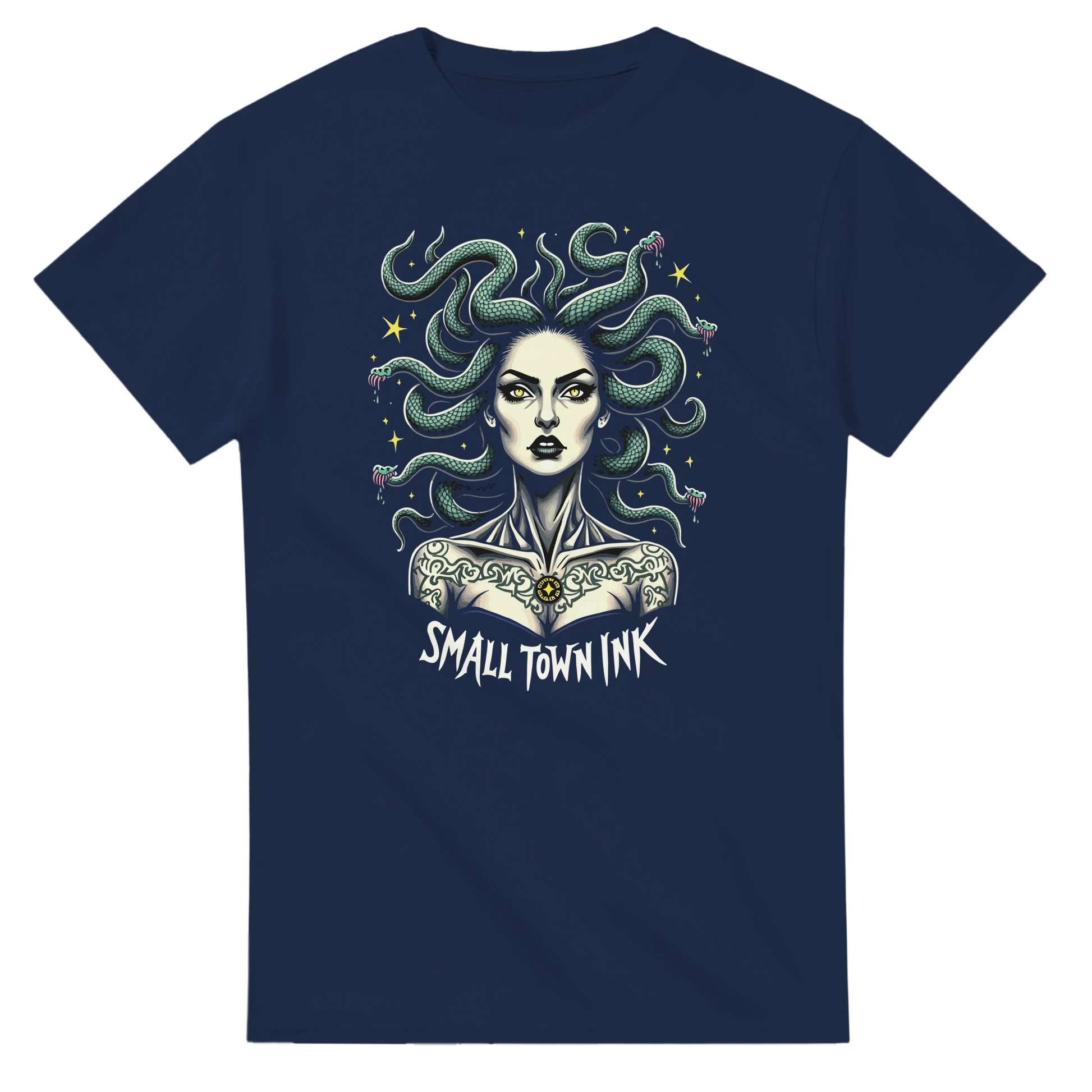 Serpentine Beauty - Unisex Crewneck T-shirt | Gildan® 5000 - Small Town Ink AZ - bold, fearless design
