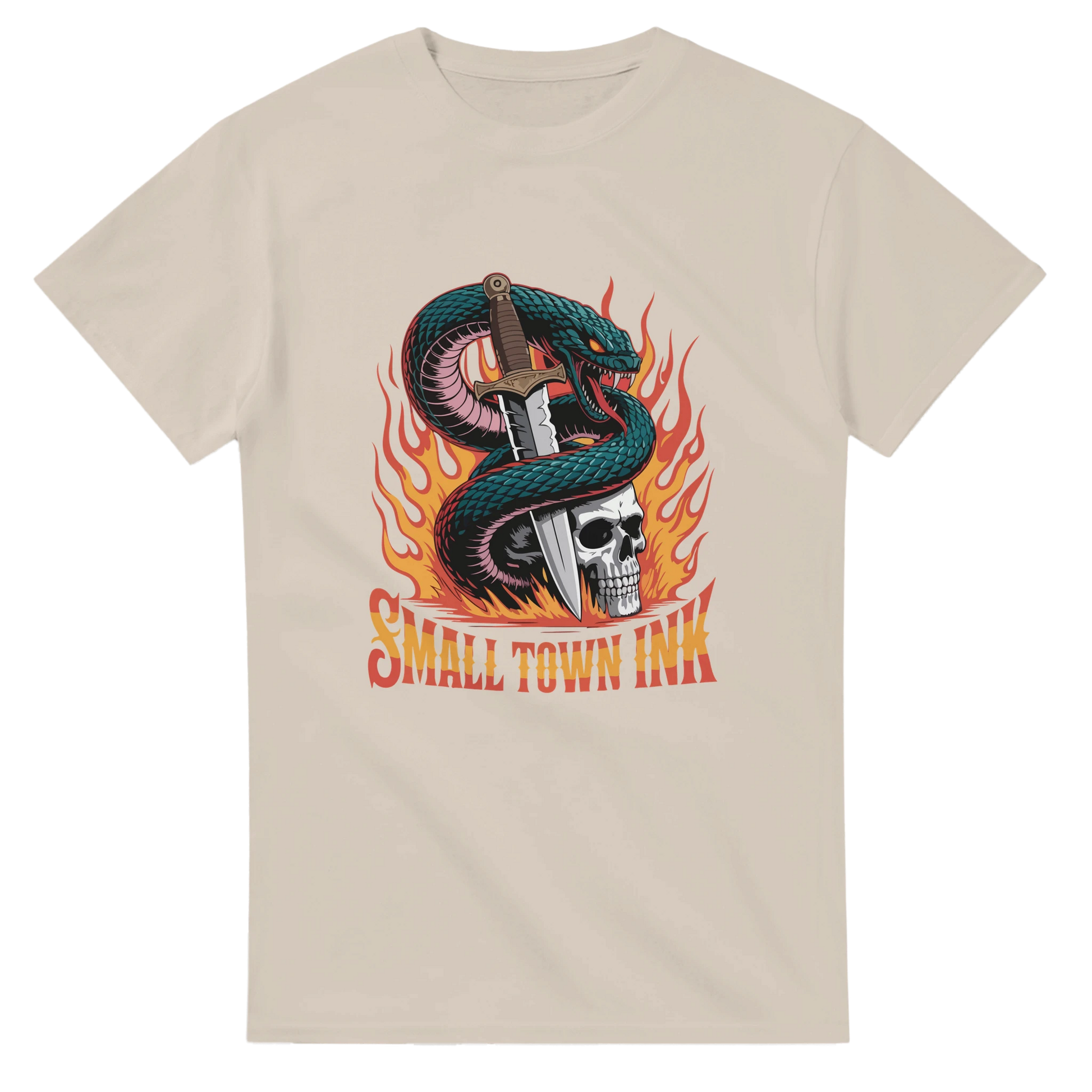 Dark Art Symbol - Unisex Crewneck T-shirt | Gildan® 5000 - Small Town Ink AZ - bold, fearless design