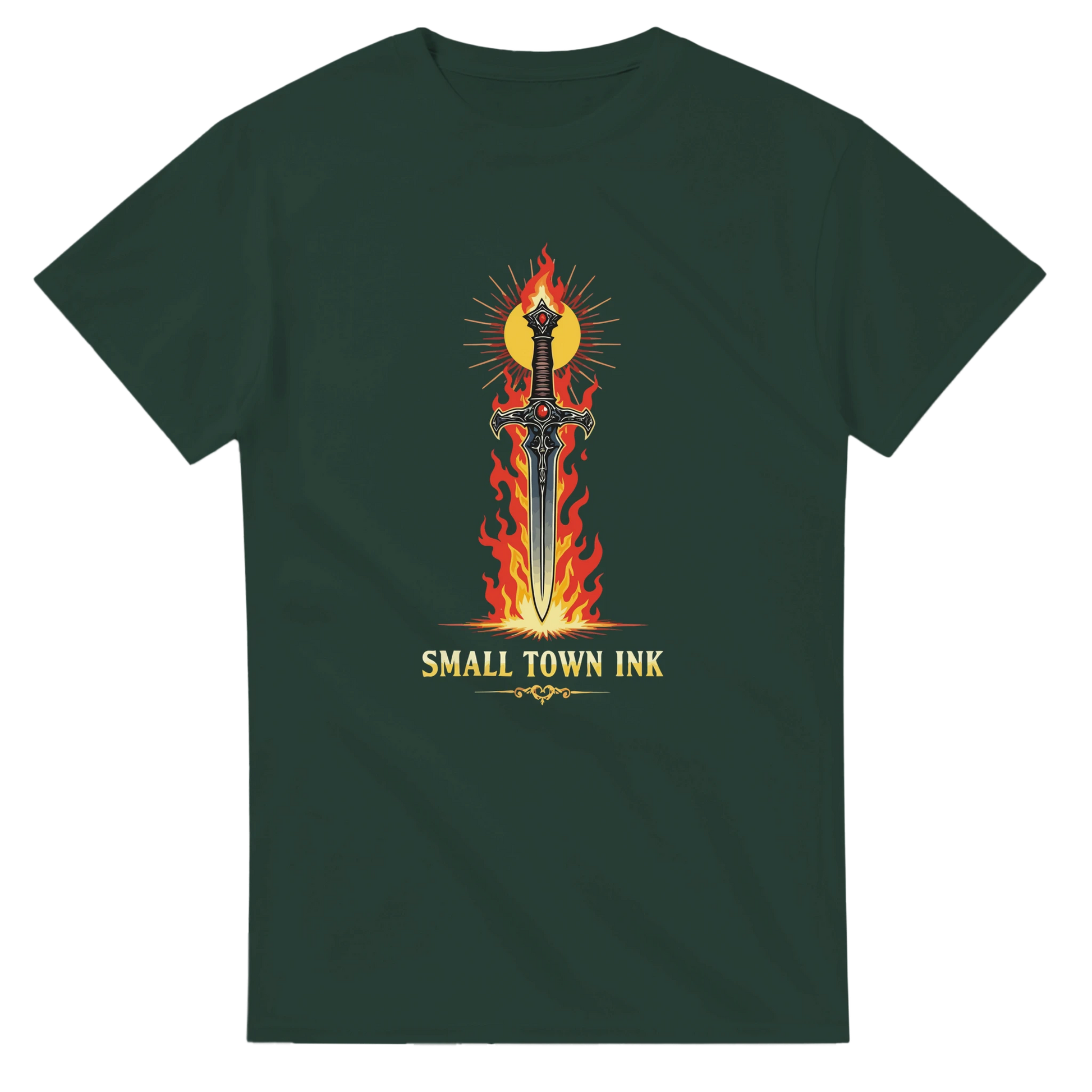 Ember Art - Unisex Crewneck T-shirt | Gildan® 5000 - Small Town Ink AZ - bold, fearless design