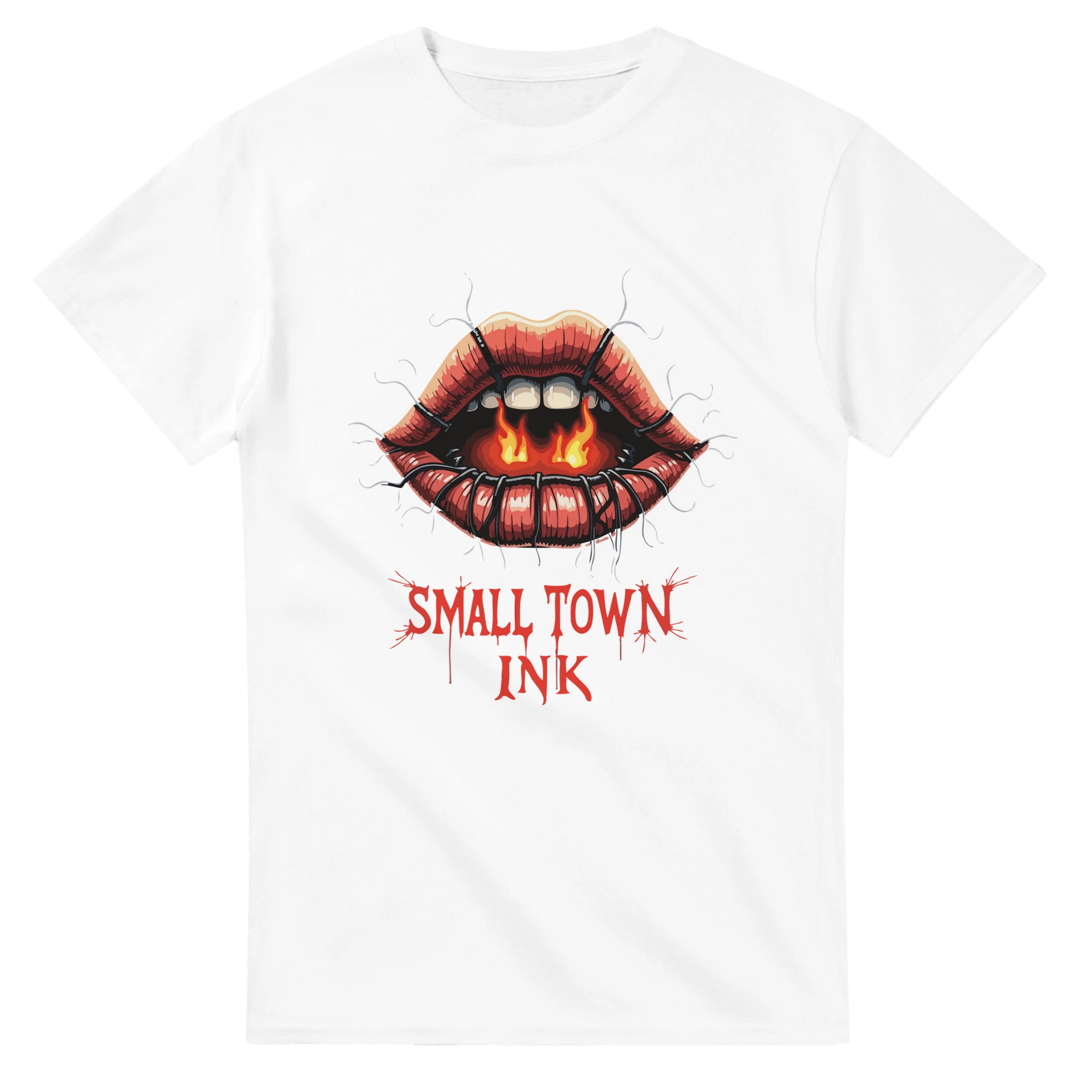 Fury Lips - Unisex Crewneck T-shirt | Gildan® 5000 - Small Town Ink AZ - bold, fearless design